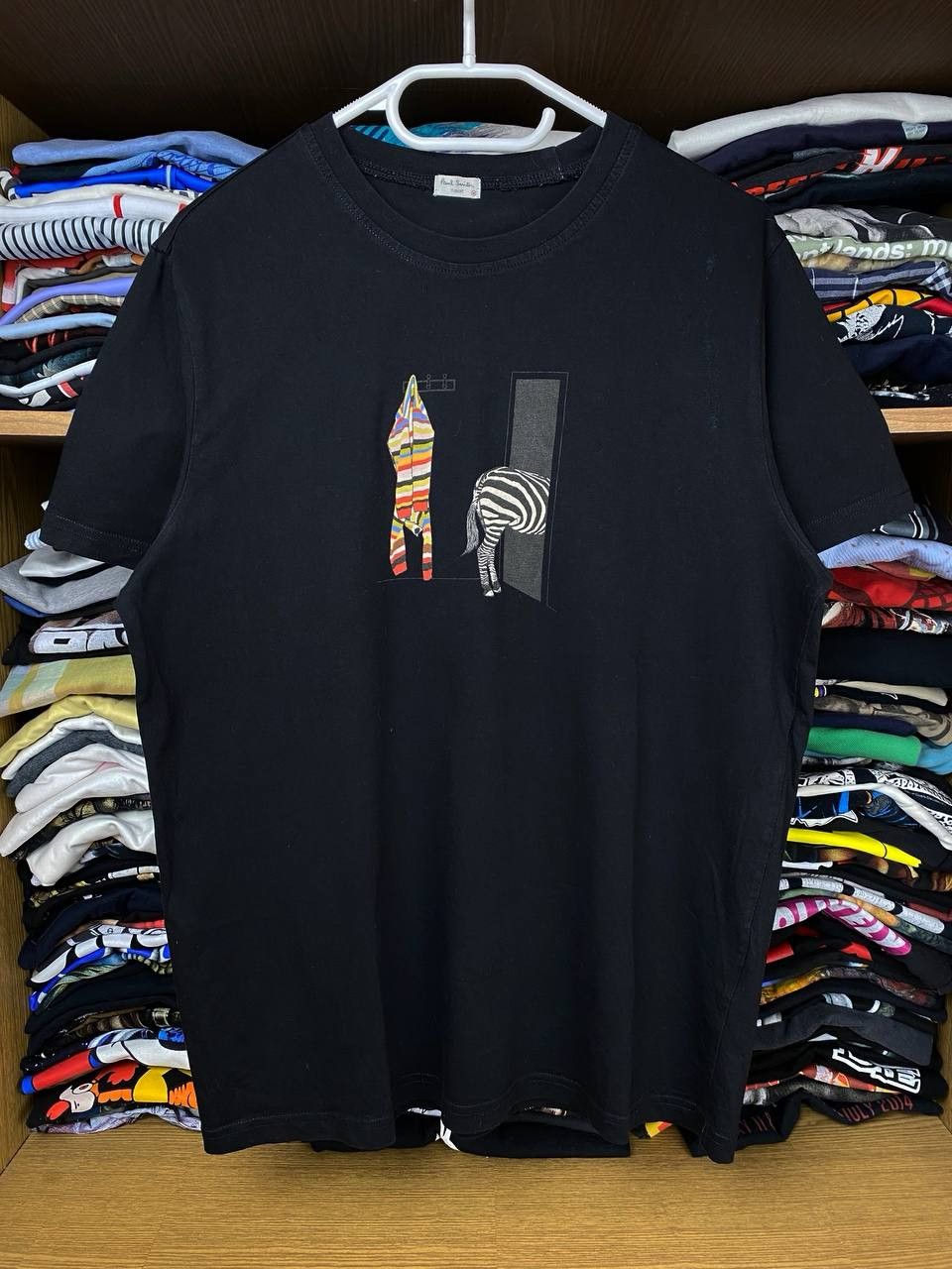 Paul Smith Paul Smith "Undressed Zebra" Printed Graphic Tee Size US M / EU 48-50 / 2 - 1 Thumbnail
