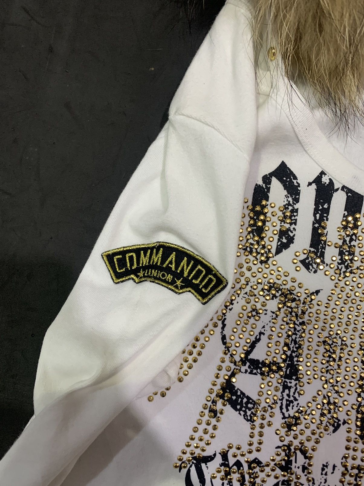 Japanese Brand 💸BINDINGOFFER💸New sense fur hoodie poem studded lgb ifsix Size US M / EU 48-50 / 2 - 5 Thumbnail