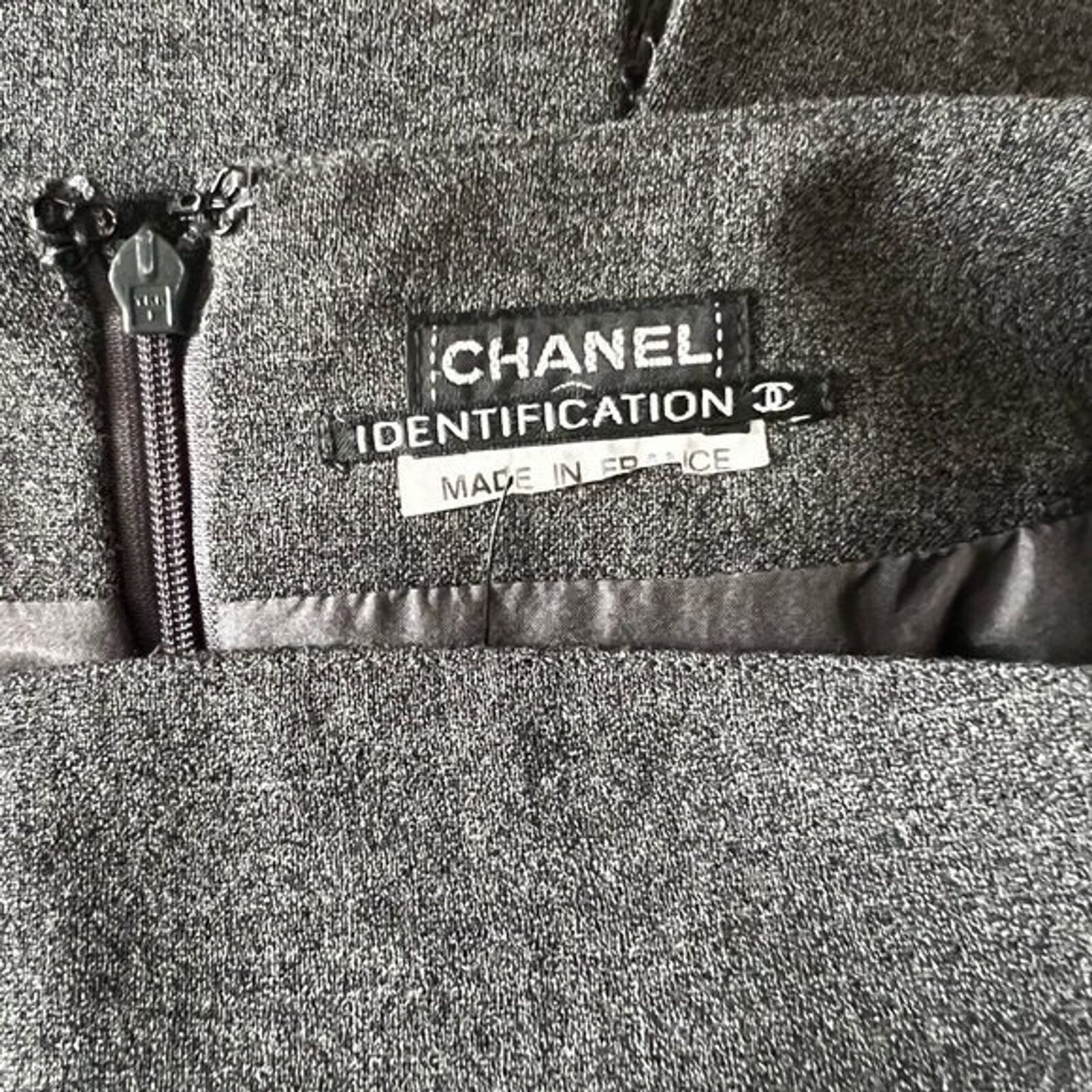 Chanel Chanel Vintage Gray Knee-Length Skirt, Small Size 28" / US 6 / IT 42 - 11 Thumbnail