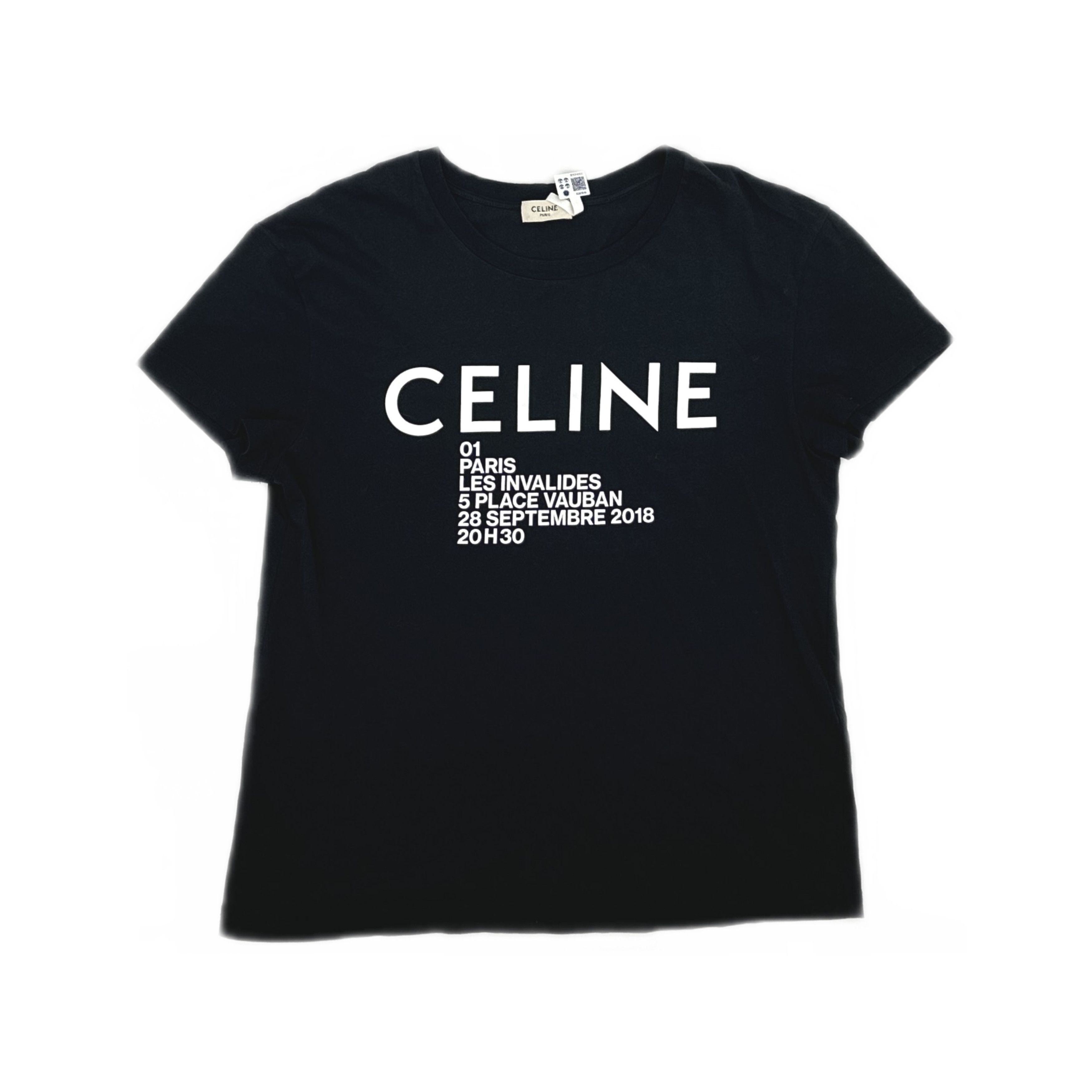 Celine CELINE Paris Logo Short Sleeve T-Shirt Size M Size US M / EU 48-50 / 2 - 1 Thumbnail