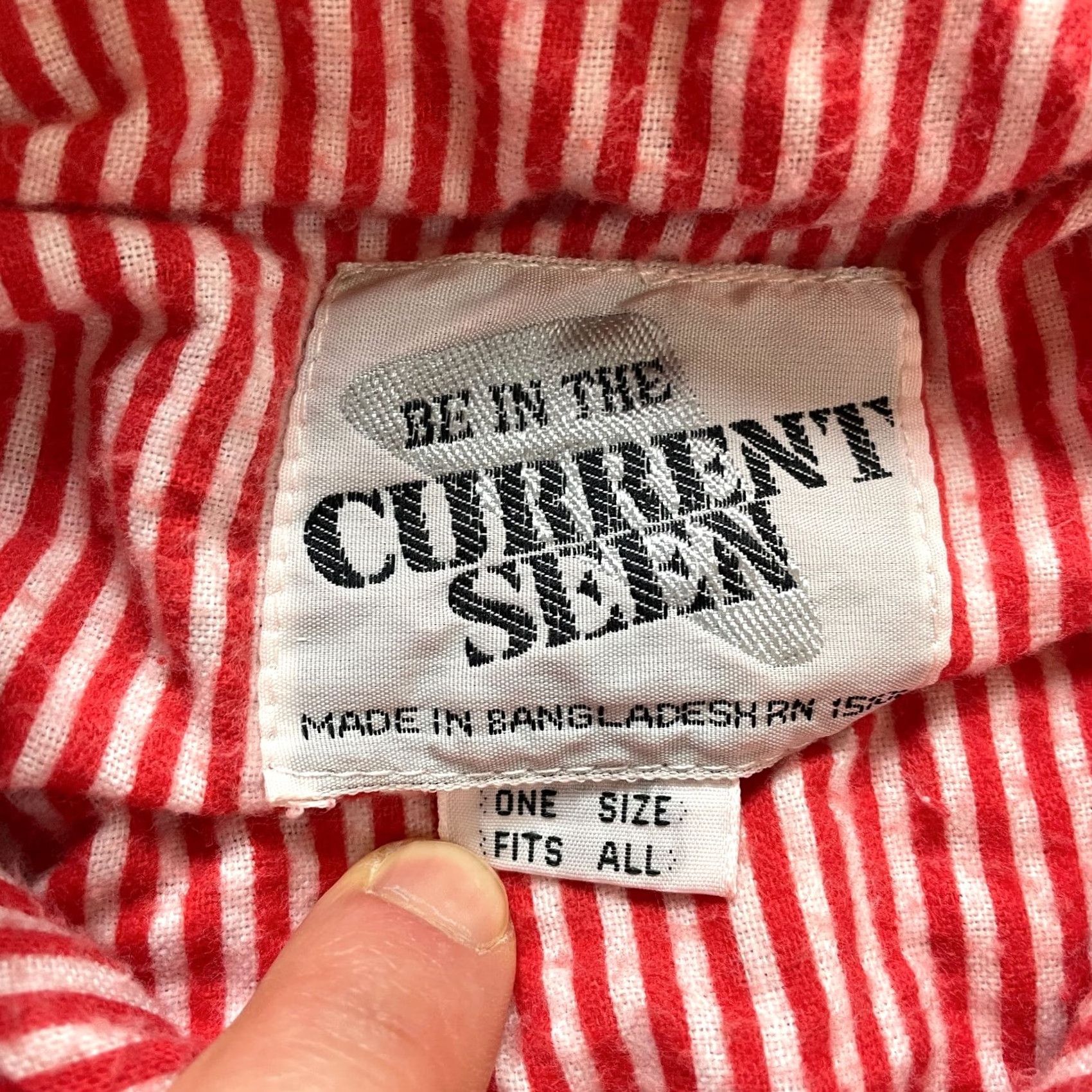 Vintage VINTAGE Current Seen Jacket Womens One Size Red Collared Button Up Pockets Size ONE SIZE - 5 Thumbnail