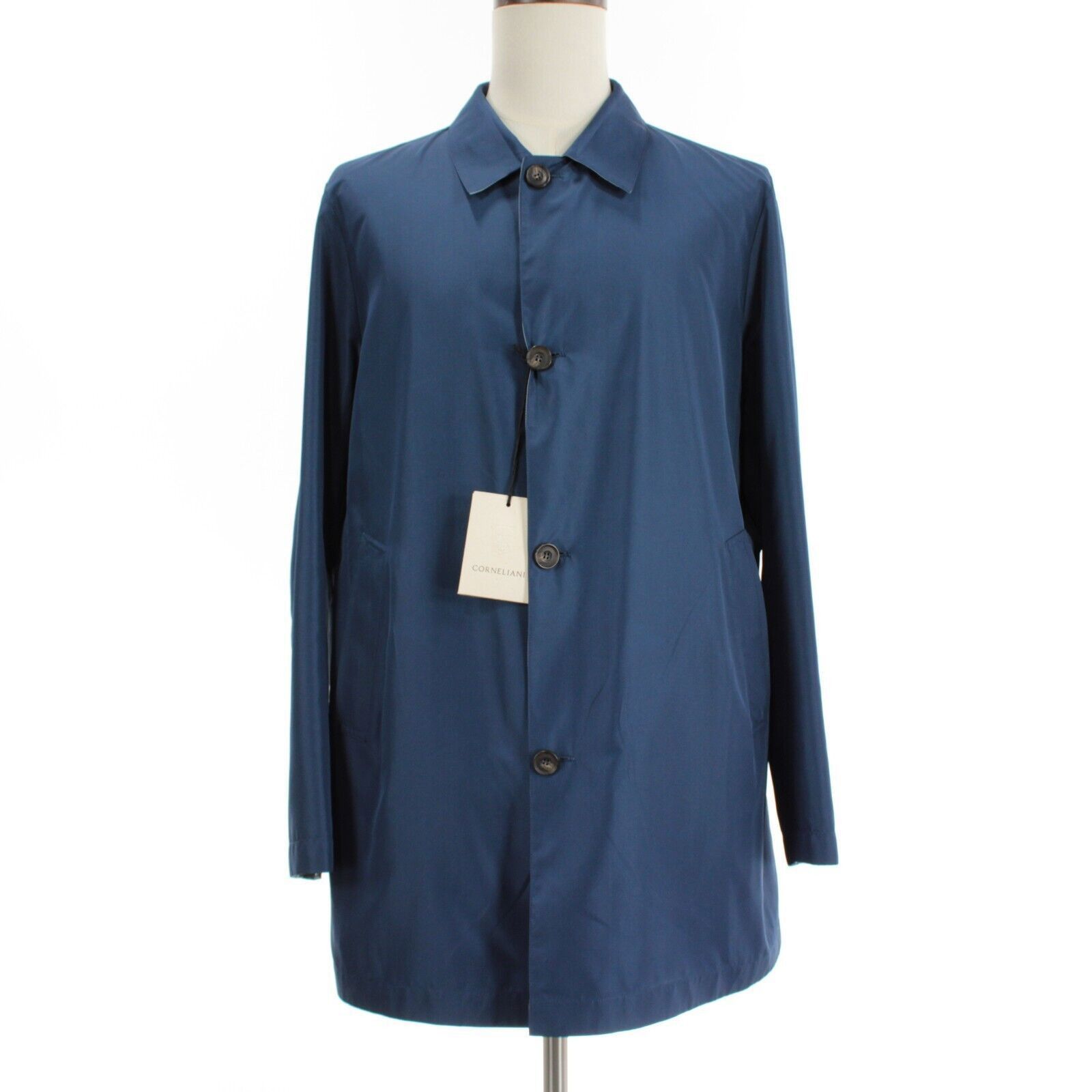 Corneliani Corneliani Jacket Size L US In Blue Polyester Size US L / EU 52-54 / 3 - 1 Thumbnail