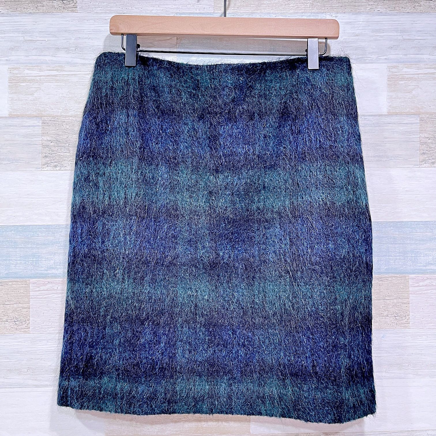 Vintage Talbots Wool Alpaca Mohair Fur Skirt Suit Womens 6P 10 Size M / US 6-8 / IT 42-44 - 5 Thumbnail