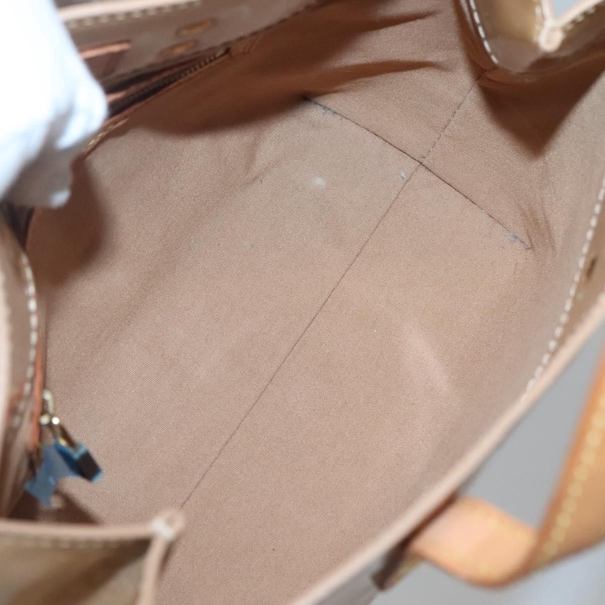 Louis Vuitton LOUIS VUITTON Monogram Vernis Reade PM Hand Bag Noisette Size ONE SIZE - 11 Thumbnail