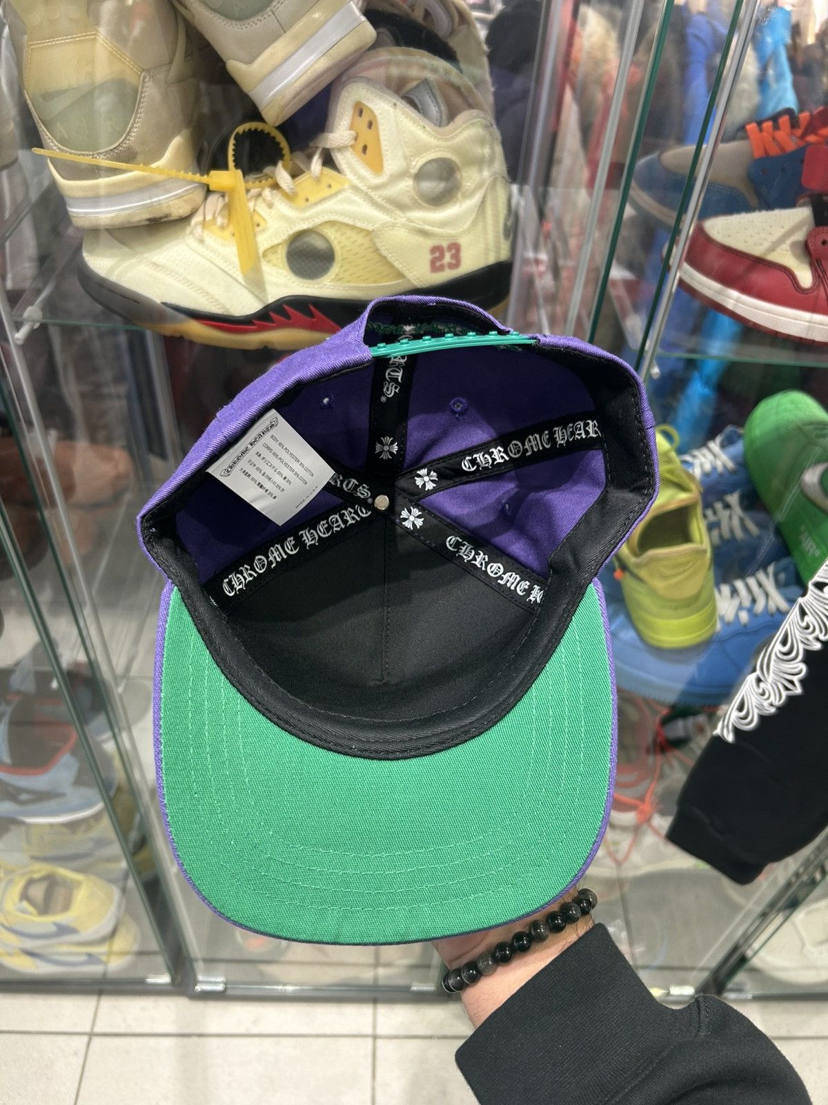 Chrome Hearts Chrome hearts purple/green CH baseball cap Size ONE SIZE - 4 Thumbnail