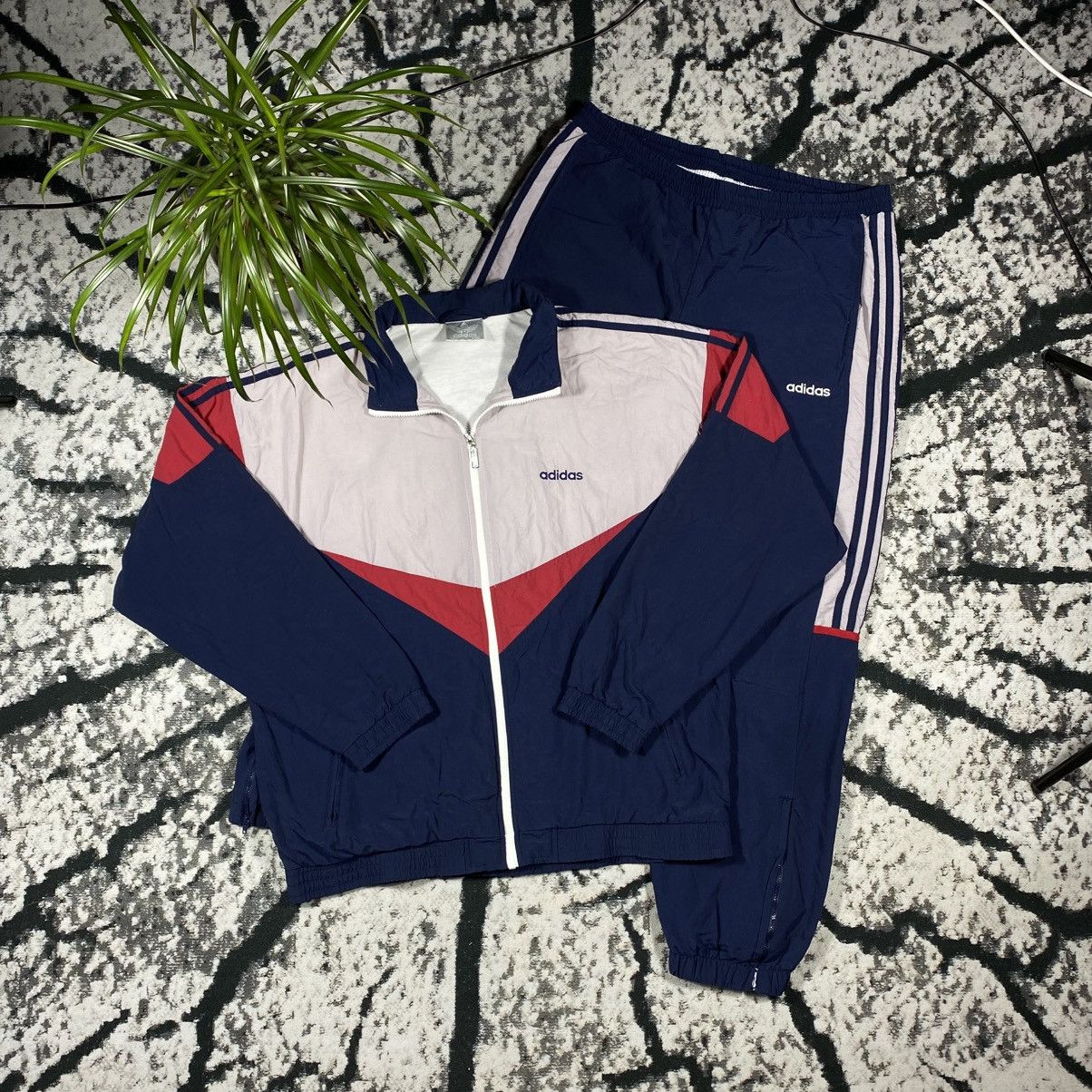 Adidas × Streetwear × Vintage ADIDAS 00s VINTAGE TRACKSUIT DRILL 