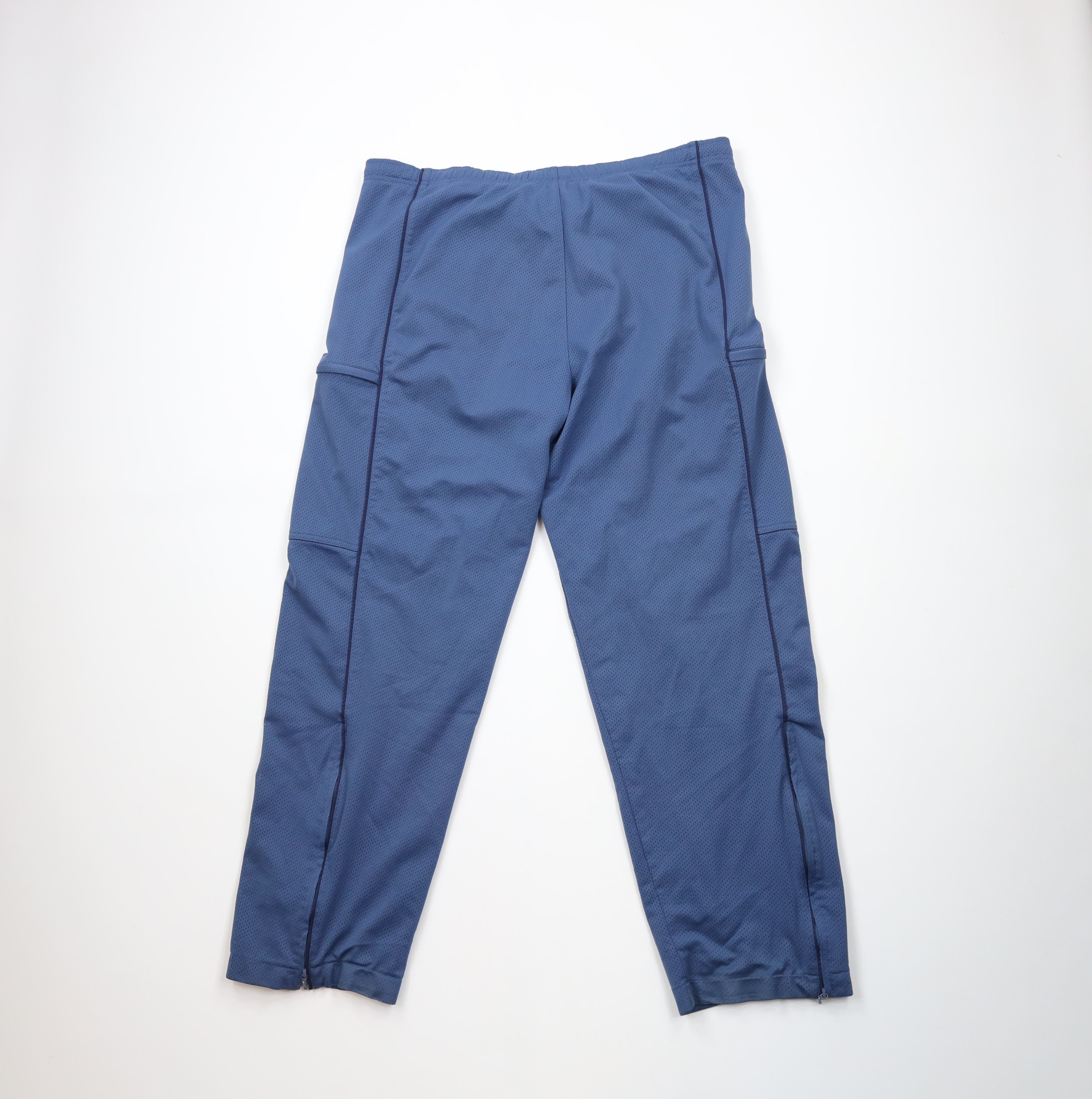 Champion × Vintage Vintage 90s Champion Mesh Wide Leg Cargo Sweatpants Blue Size US 34 / EU 50 - 8 Thumbnail