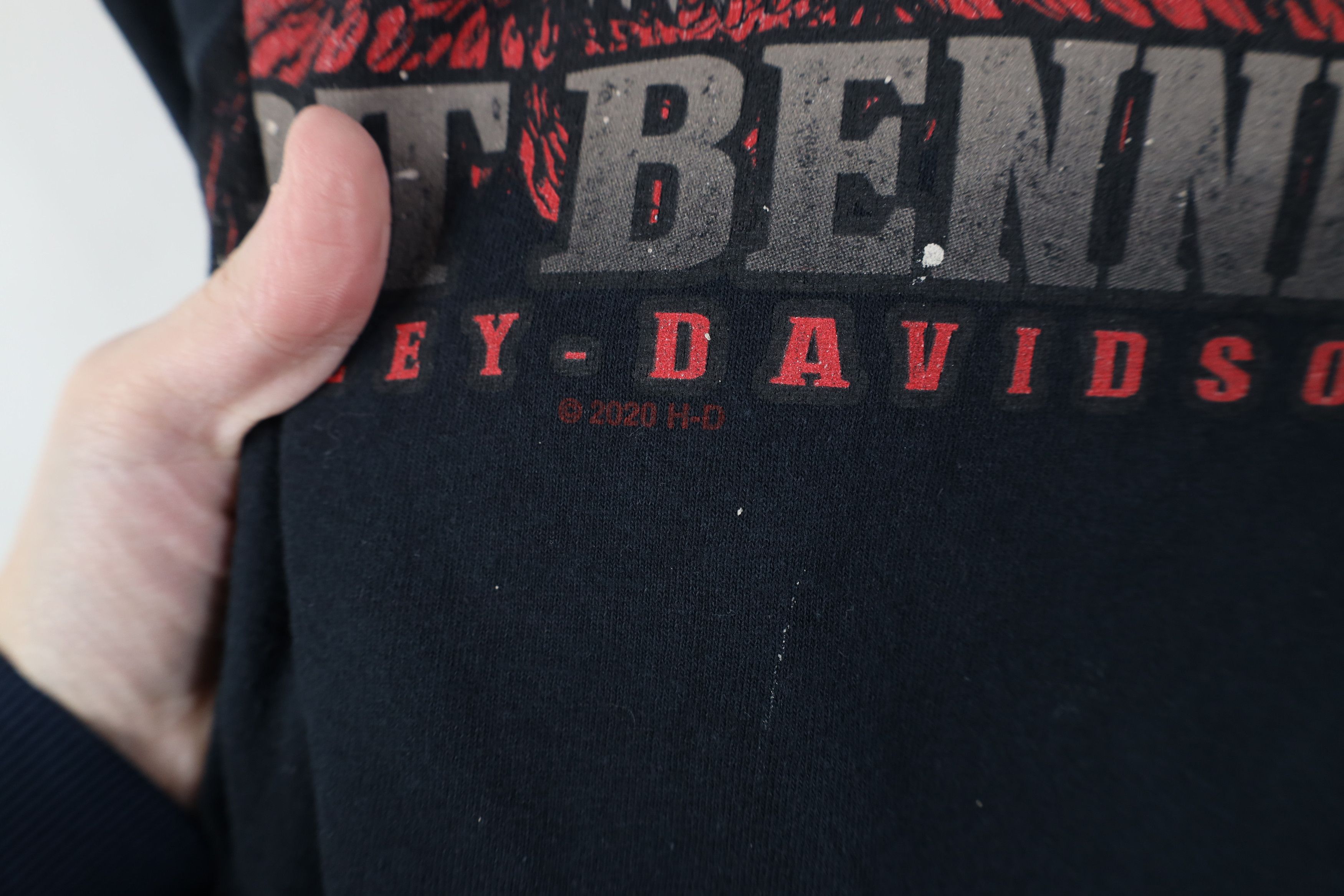 Harley Davidson Harley Davidson Spell Out Fort Benning Eagle T-Shirt Black Size US L / EU 52-54 / 3 - 5 Thumbnail