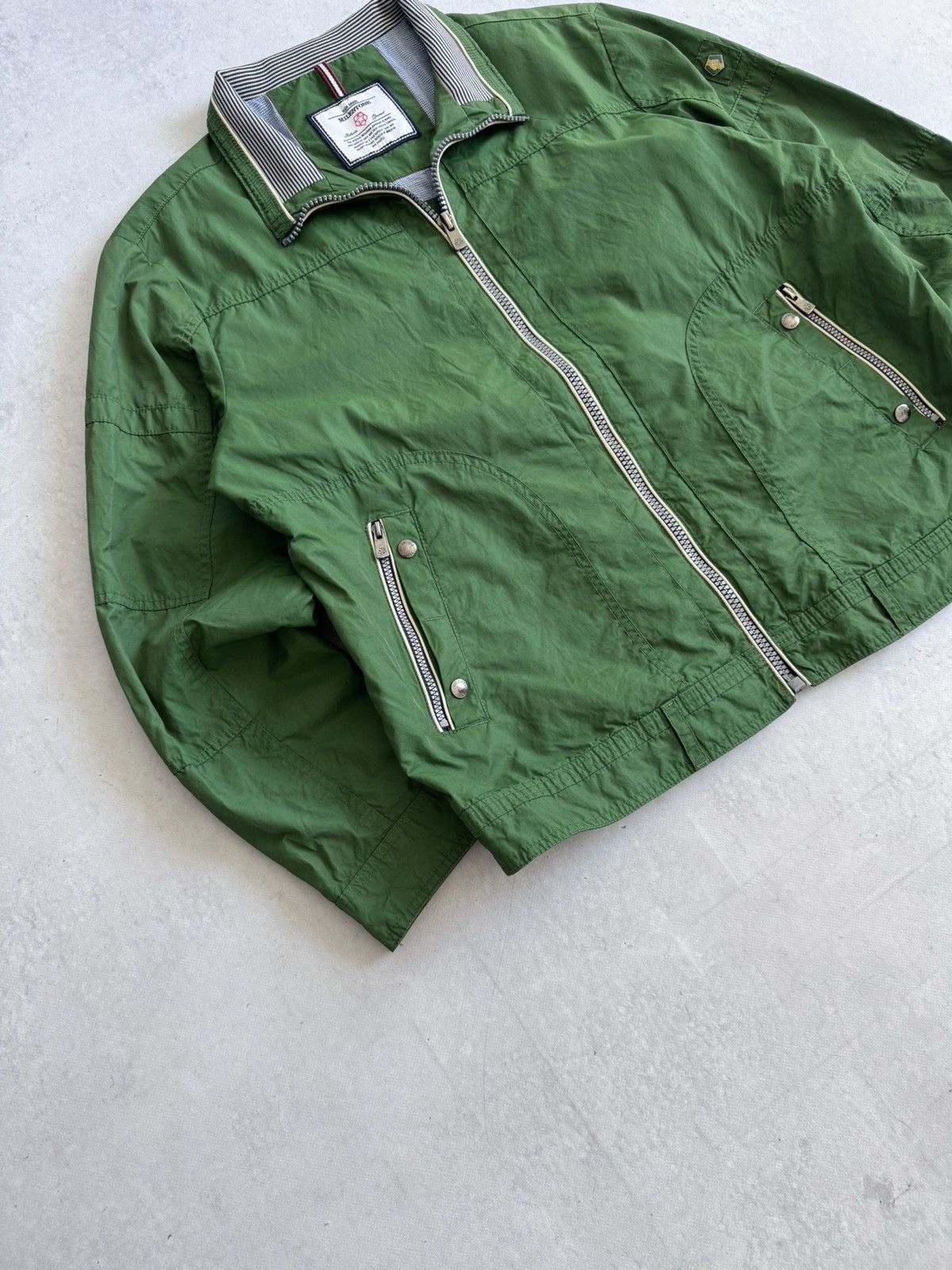 Milestone Vintage Milestone Mens Nylon Zip Truck Jacket Classic Outfit Size US XL / EU 56 / 4 - 2 Thumbnail