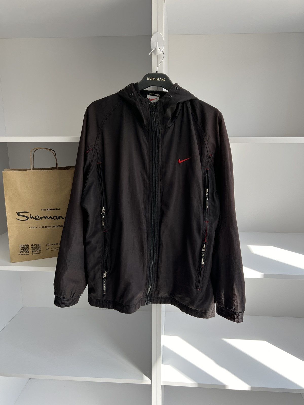 Nike × Vintage Vintage Nike Jacket 90s style Size US L / EU 52-54 / 3 - 3 Thumbnail