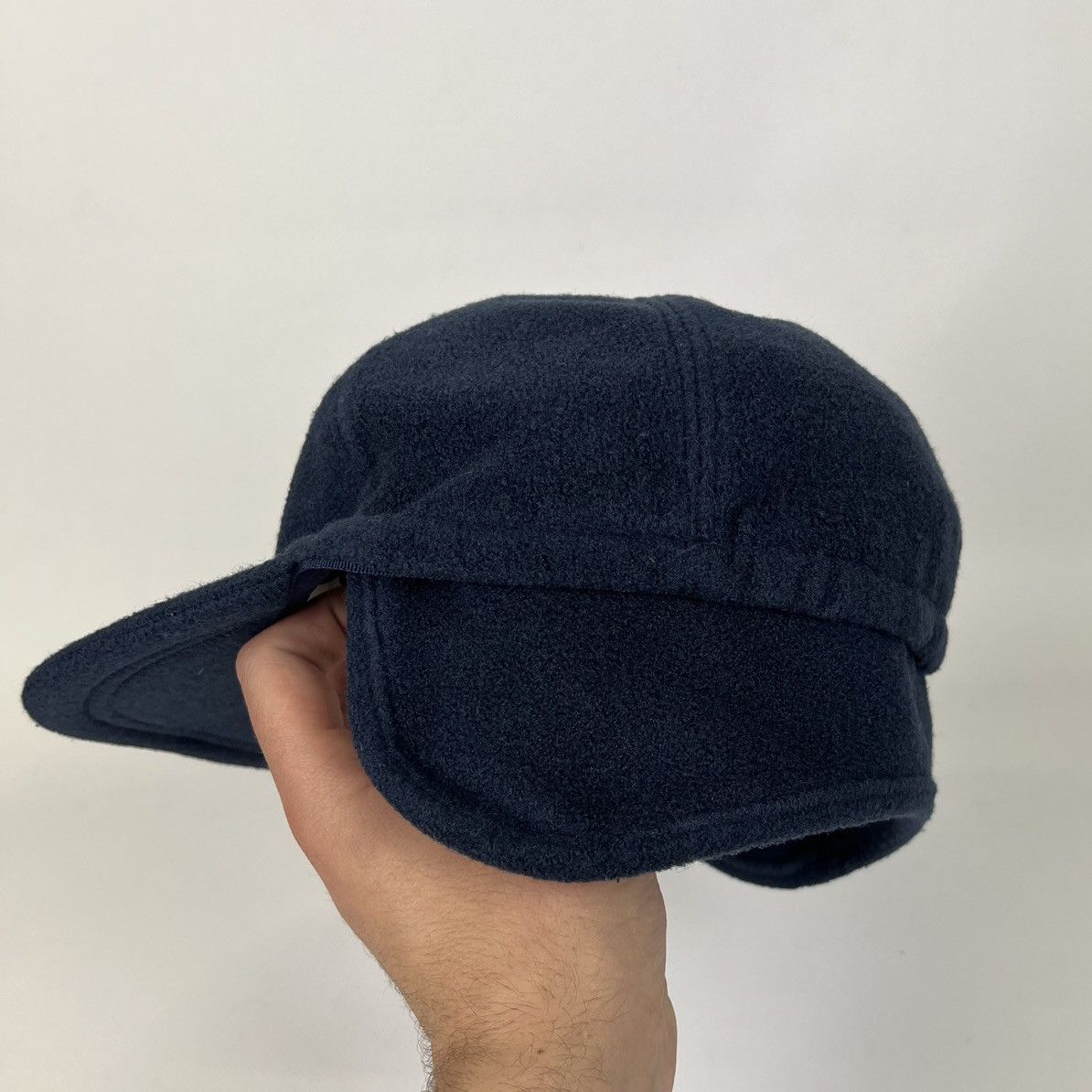Fila Vintage Fila Fleece Hat Cap Blue Top Size M Made in Italy 🇮🇹 Size ONE SIZE - 9 Thumbnail