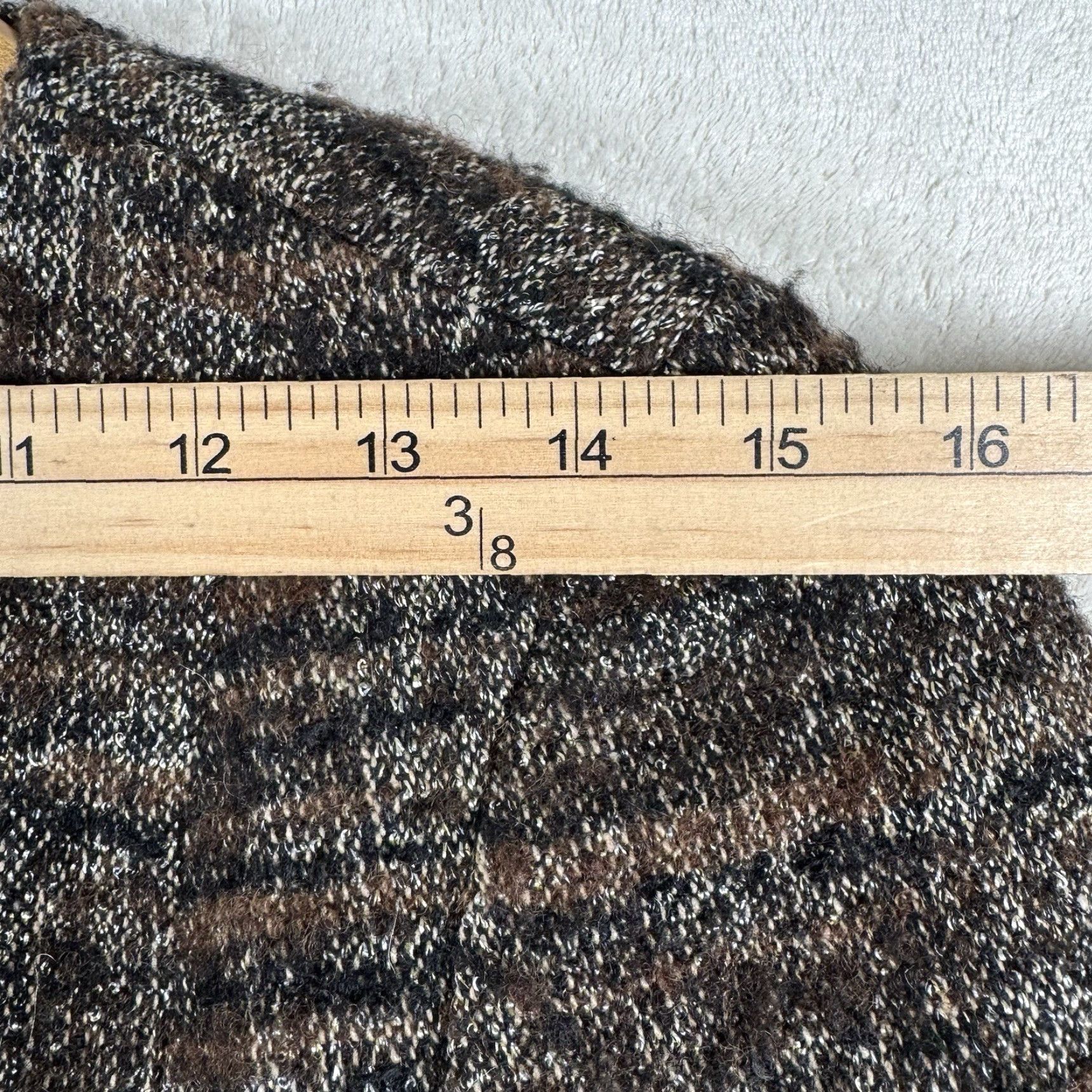 Vintage VINTAGE L.L. Bean Blazer Set Brown Wool Blend Skirt Size 4 Jacket Size 2 Womens Office Suit 80s Power Suit Size 26" / US 2 / IT 38 - 6 Thumbnail
