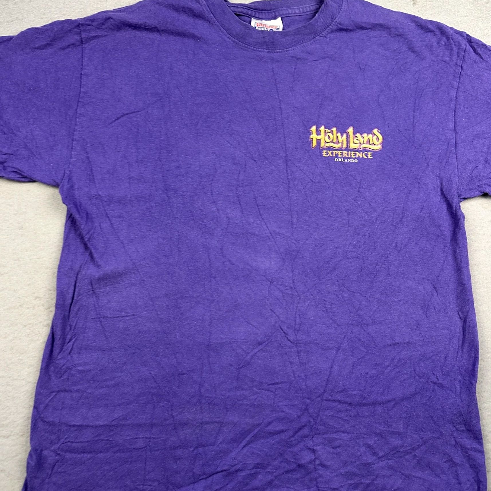 Hanes Holy Land Experience Shirt Orlando Theme Park Christian Purple Mens Medium Size US M / EU 48-50 / 2 - 4 Thumbnail