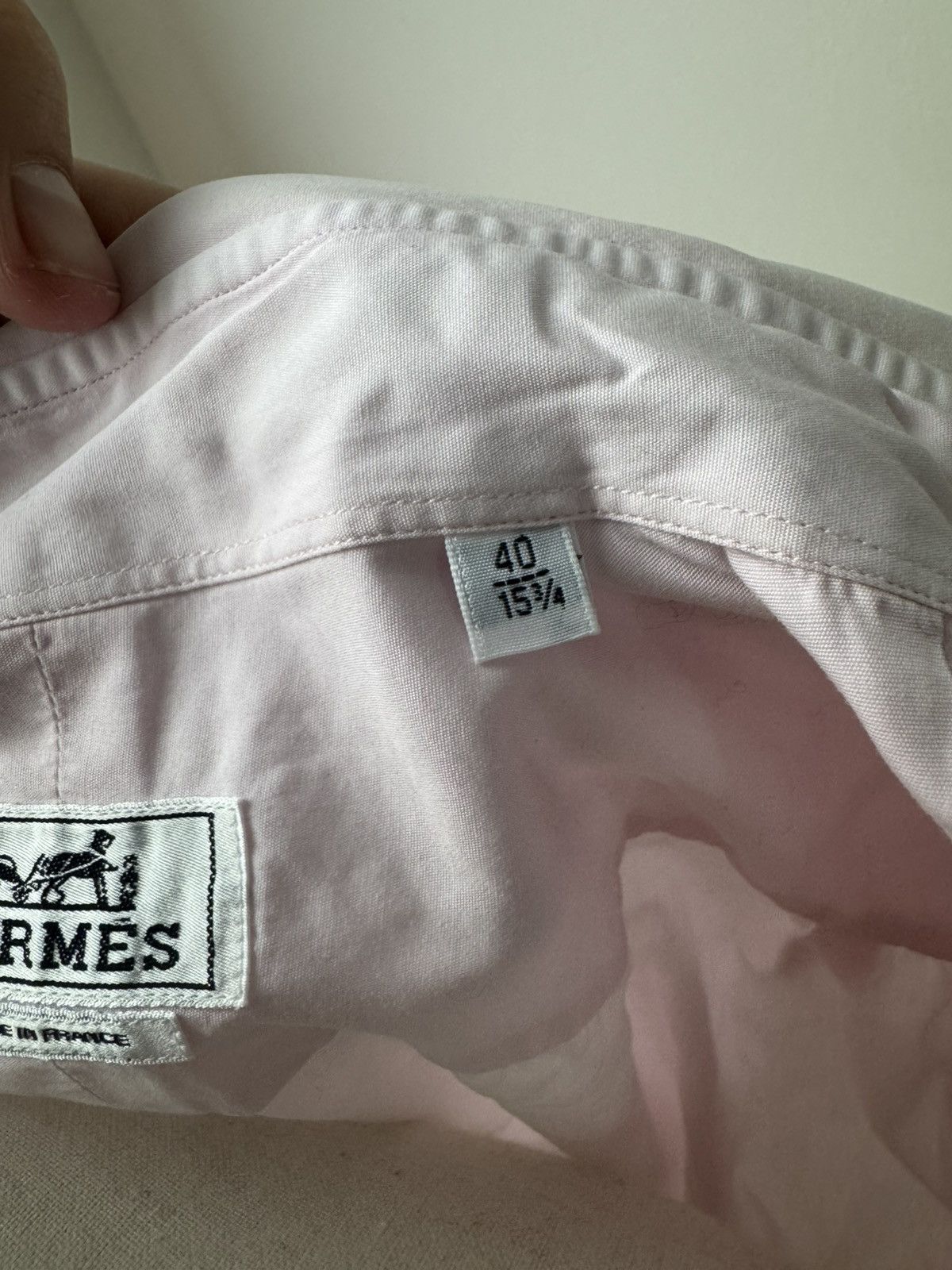 Hermes Vintage Hermes Shirts Button Ups M-L Size US L / EU 52-54 / 3 - 6 Thumbnail