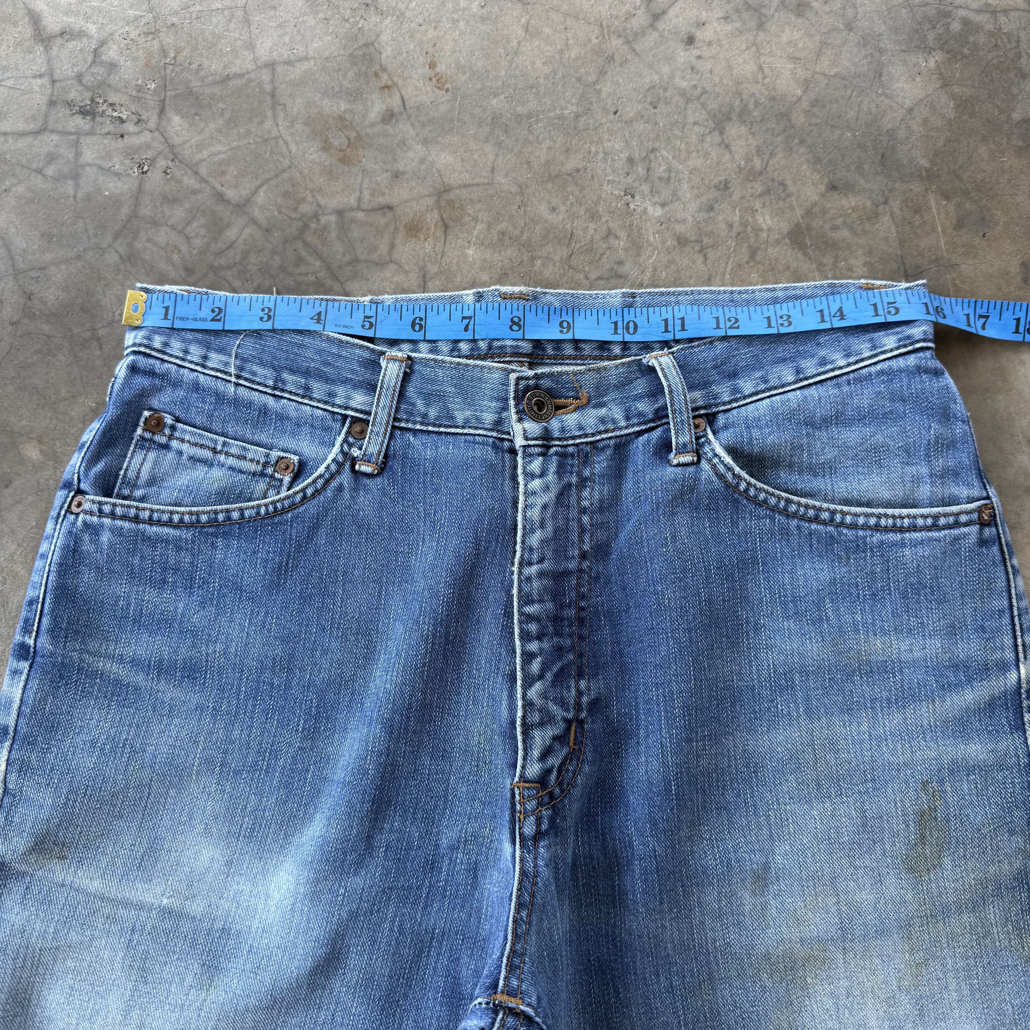 Edwin Vintage Edwin Faded Stone Wash Denim Jean W32 Size US 32 / EU 48 - 5 Thumbnail