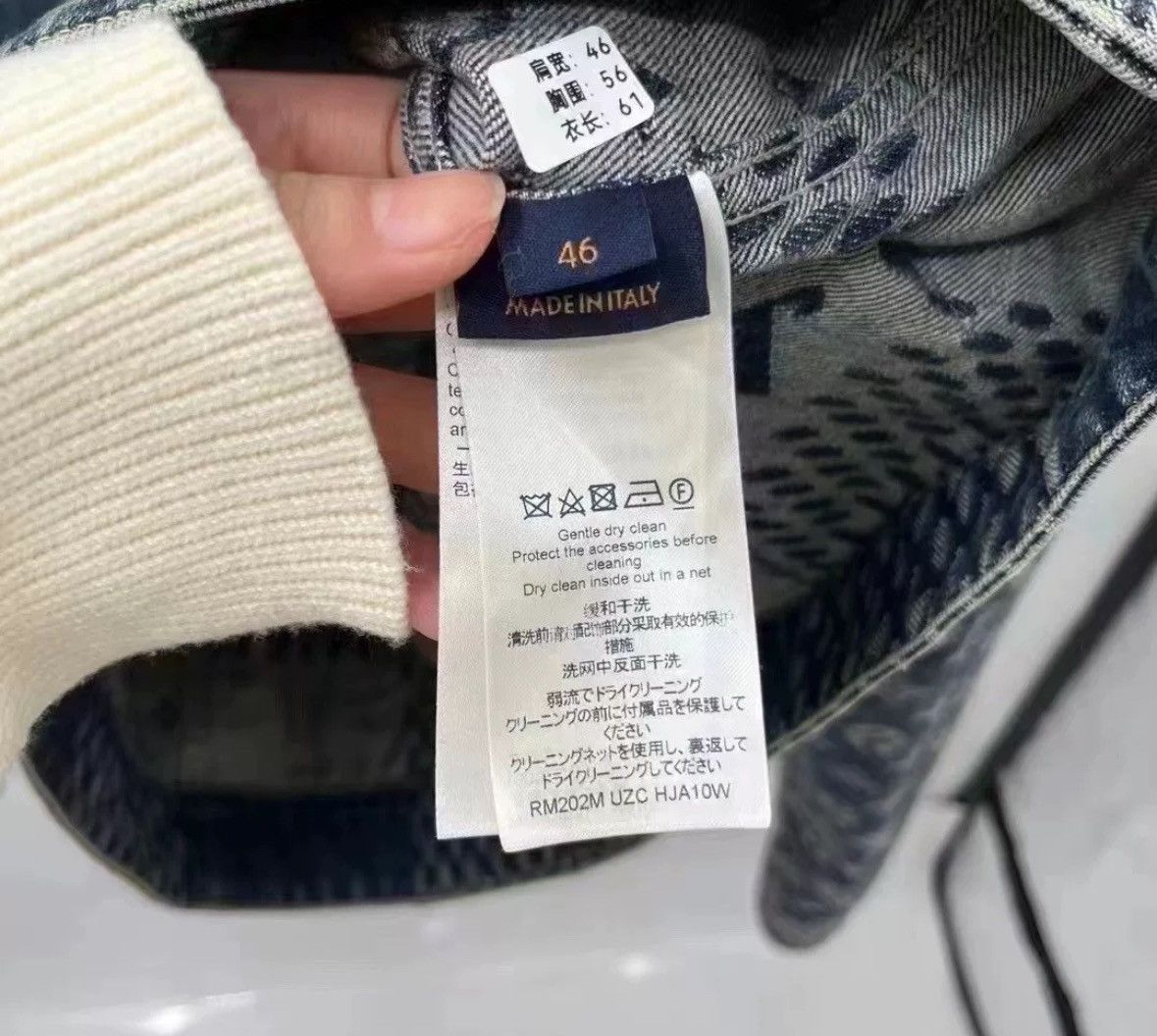 Louis Vuitton Louis Vuitton's latest blue Nigo full print denim jacket Size US S / EU 44-46 / 1 - 5 Thumbnail
