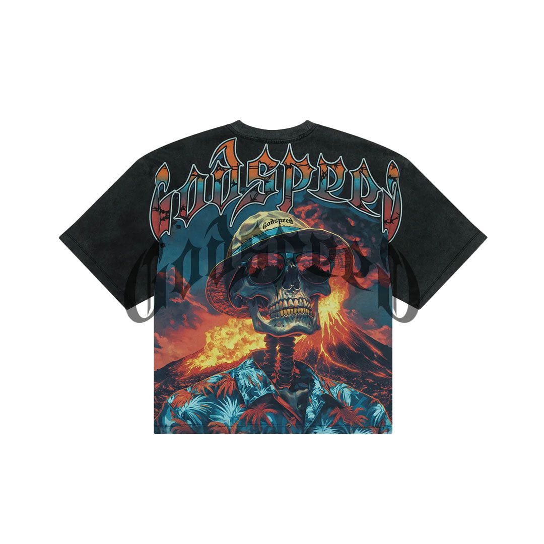 Godspeed Natural Disaster Tee Grey Wash Size US S / EU 44-46 / 1 - 1 Thumbnail
