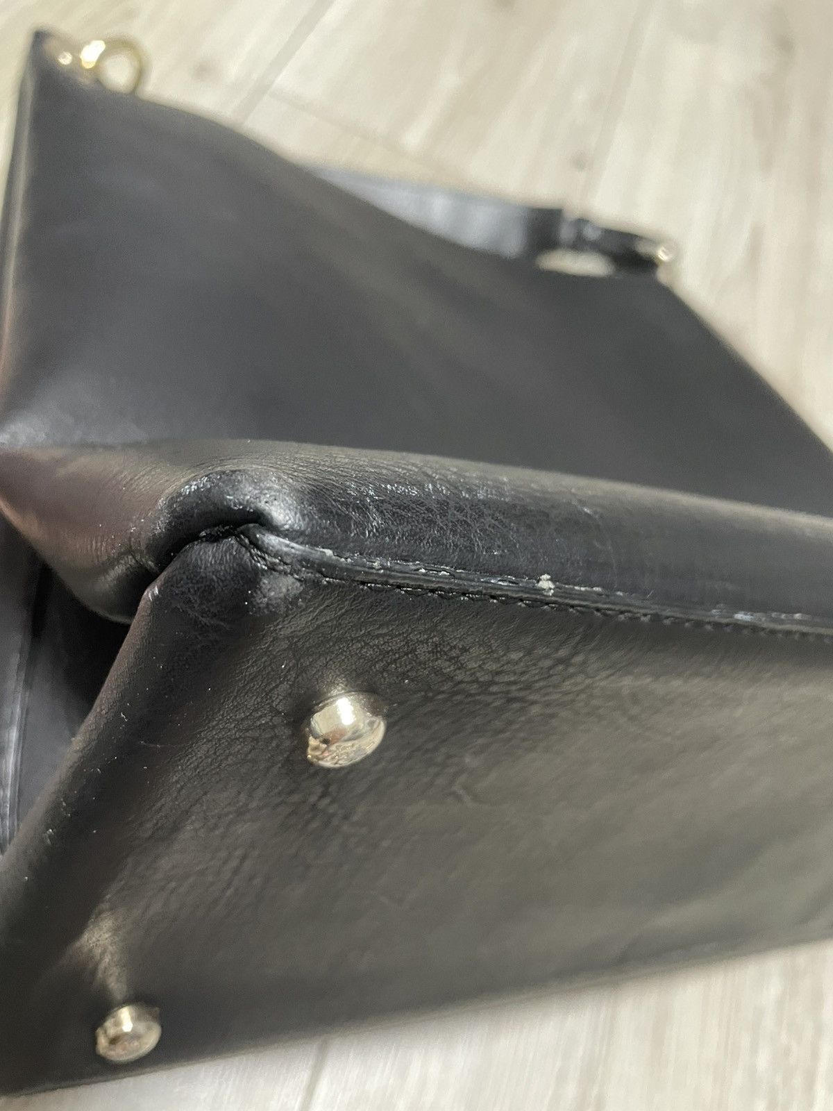 Designer × Mulberry Vintage Mulberry Leather shoulder hand bag With Zip Pouch Size ONE SIZE - 6 Thumbnail
