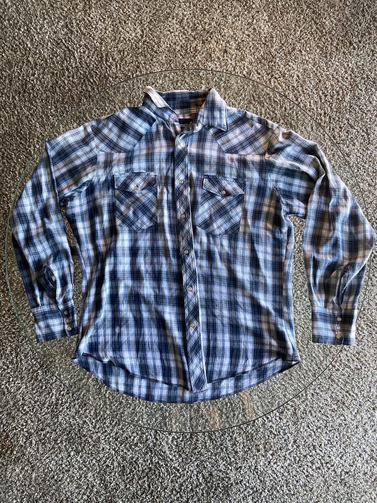 Wrangler Vintage Wrangler Premium Western Pearl Snap Shirt Size US L / EU 52-54 / 3 - 1 Thumbnail