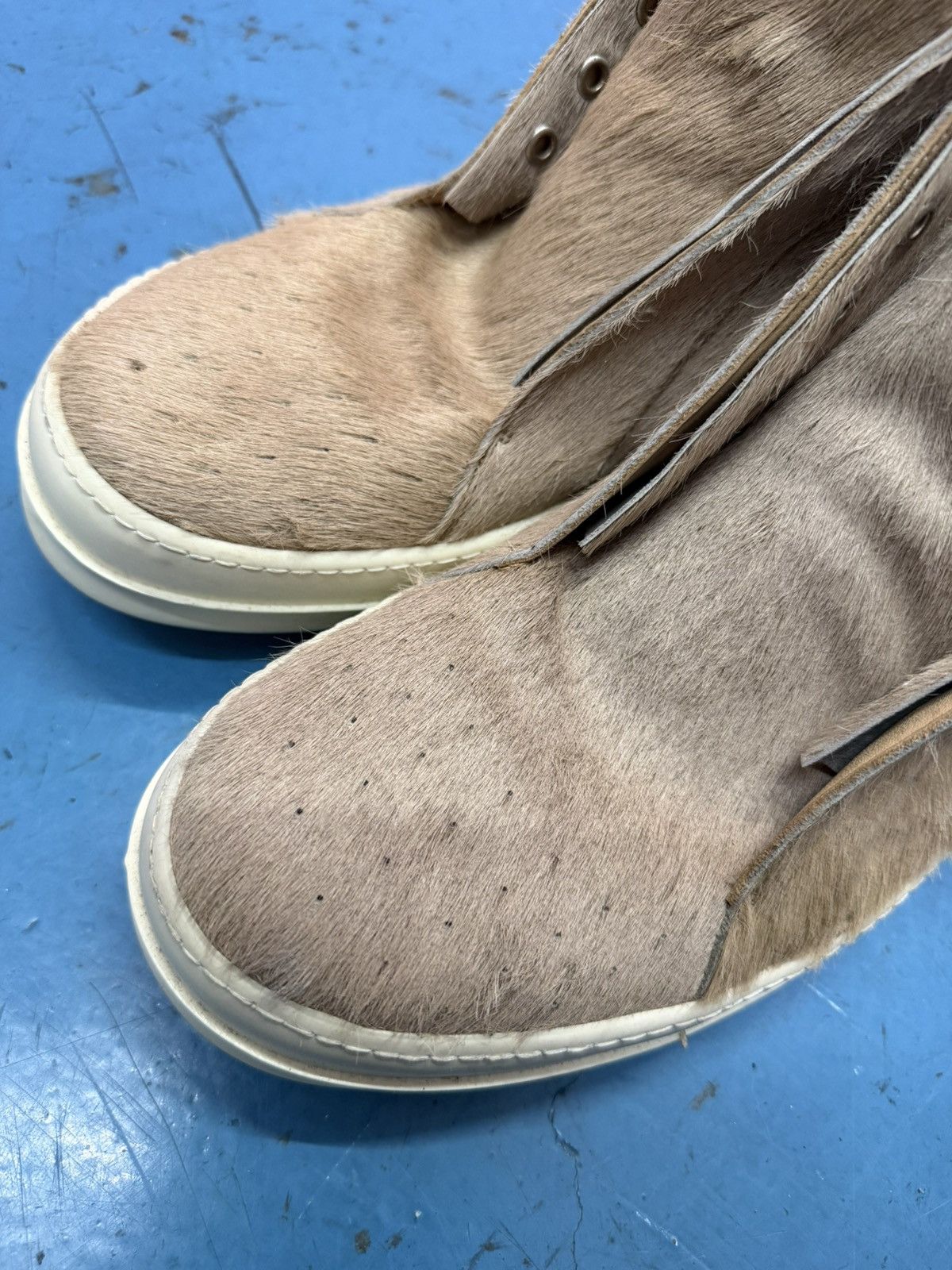 Rick Owens RICK OWENS FW13 FUR ISLAND DUNKS Size US 12.5 / EU 45-46 - 3 Thumbnail
