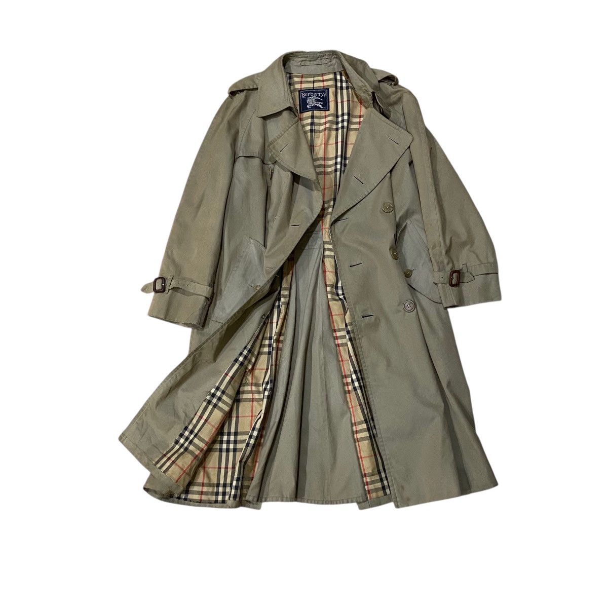 Burberry ☀️Vintage Burberrys double breasted trench coat Size US M / EU 48-50 / 2 - 2 Thumbnail