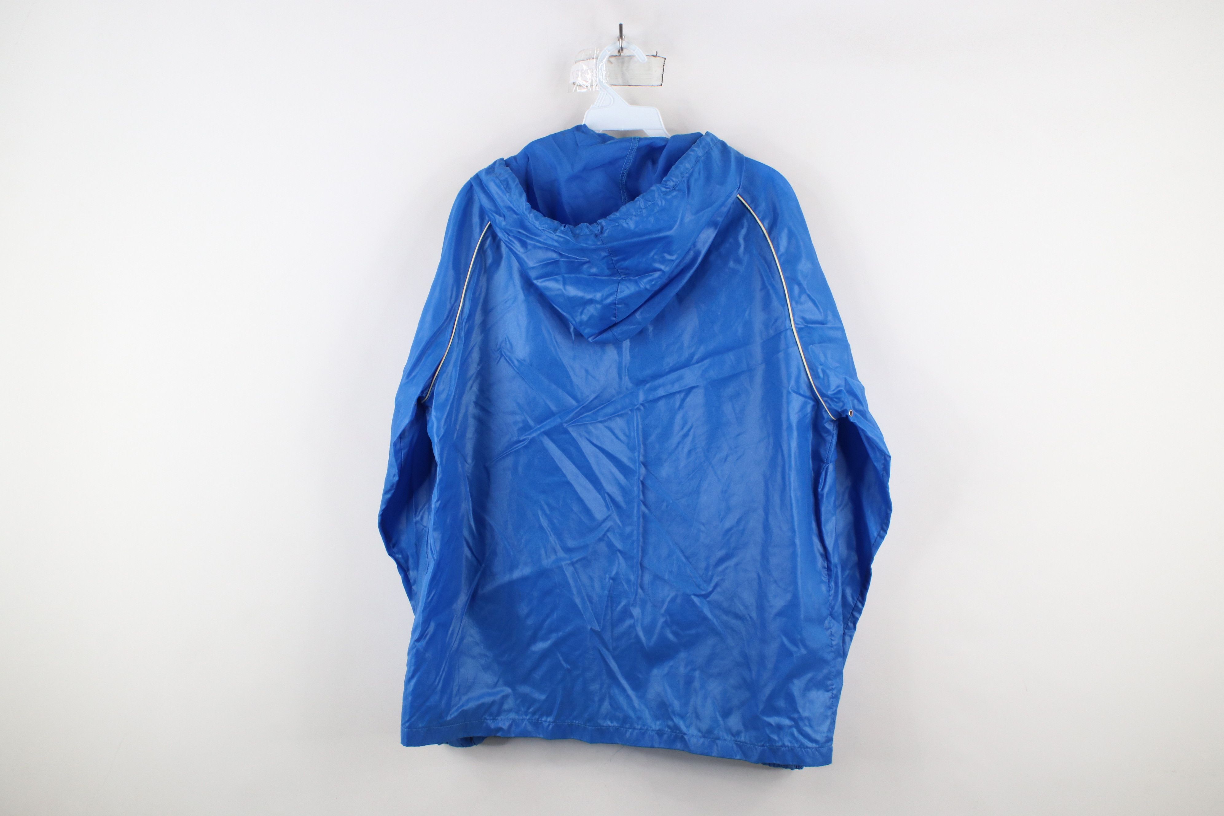 Vintage Vintage 70s 80s Streetwear Mills Packable Anorak Jacket Blue Size US M / EU 48-50 / 2 - 15 Thumbnail