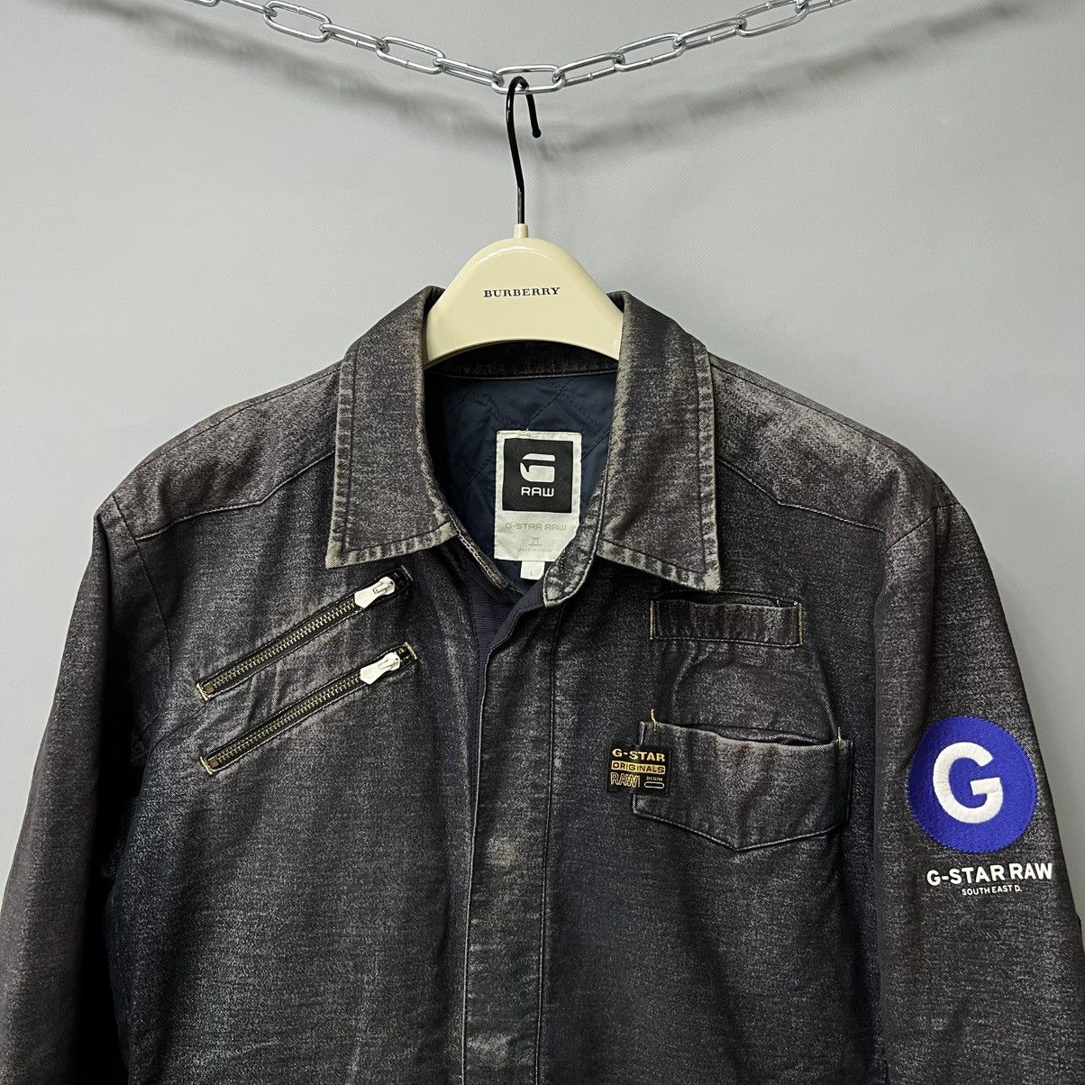 G-Star G Star Steel Overshirt Jacket Y2K Size US L / EU 52-54 / 3 - 2 Thumbnail