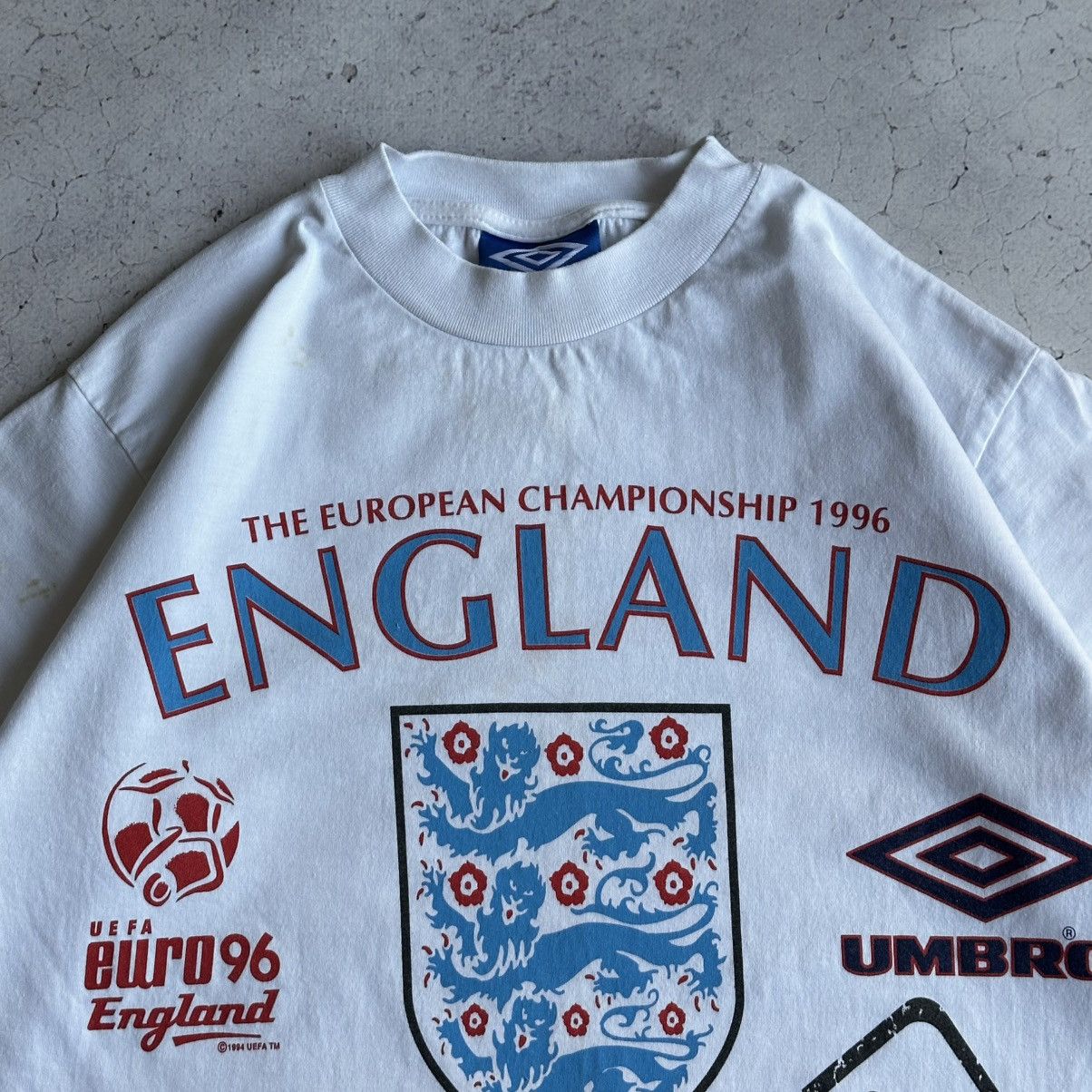 Umbro Vintage Umbro UEFA Euro 96 England Tee Size US S / EU 44-46 / 1 - 3 Thumbnail