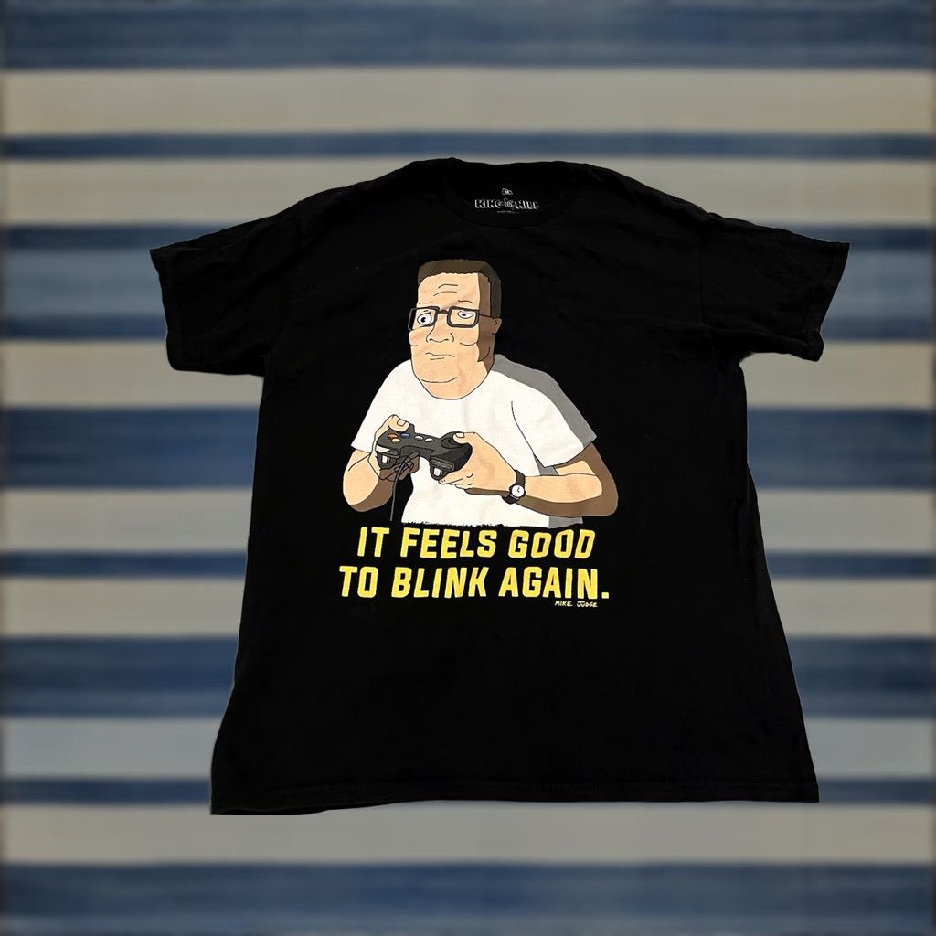 Ripple Junction VINTAGE King of the Hill Black Shirt Hank Videogame Size Medium Size US M / EU 48-50 / 2 - 1 Thumbnail