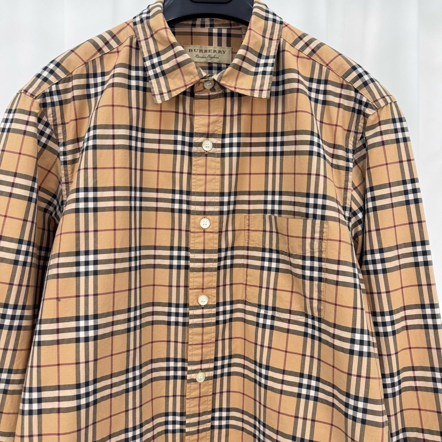 Burberry Burberry Classic Check Long-Sleeve Shirt Size US L / EU 52-54 / 3 - 3 Thumbnail