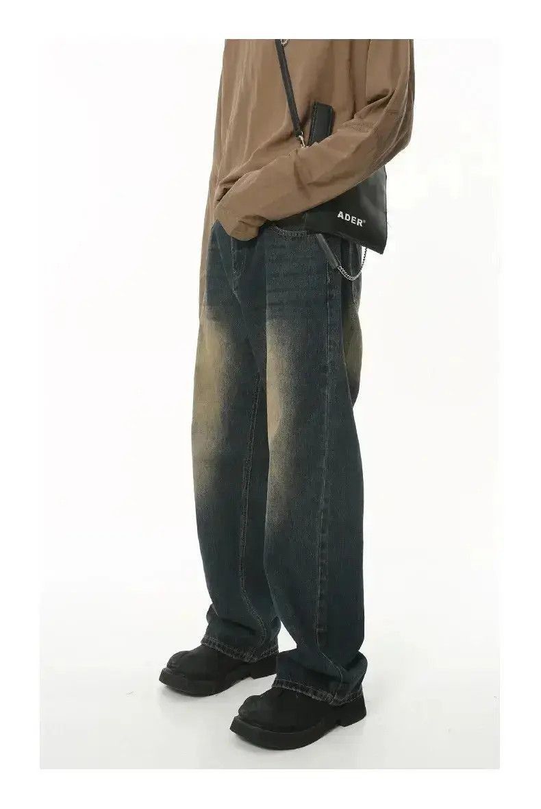 Japanese Brand Loose wide-leg vintage distressed jeans y2k Size US 32 / EU 48 - 5 Thumbnail