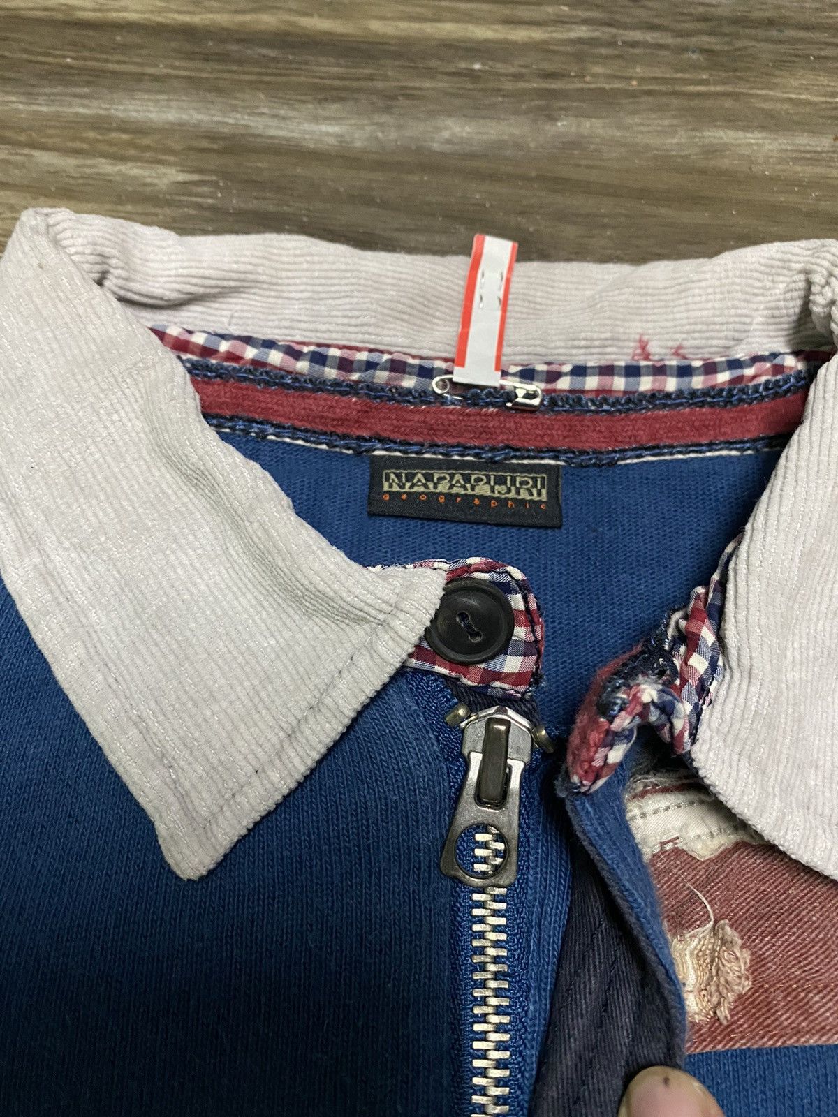 Napapijri Vintage Napapijri Geographic Longsleeve Shirt Size US S / EU 44-46 / 1 - 5 Thumbnail