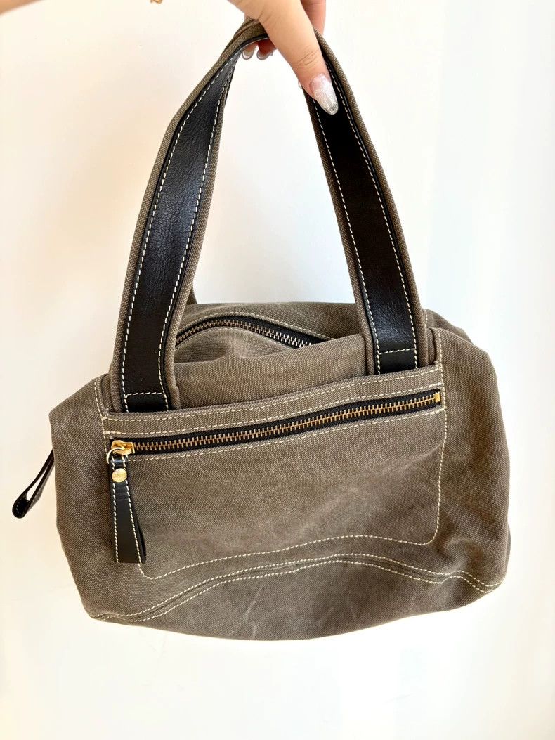 Vivienne Westwood Vivienne Westwood size os Olive gray green medium canvas ba Size ONE SIZE - 2 Thumbnail