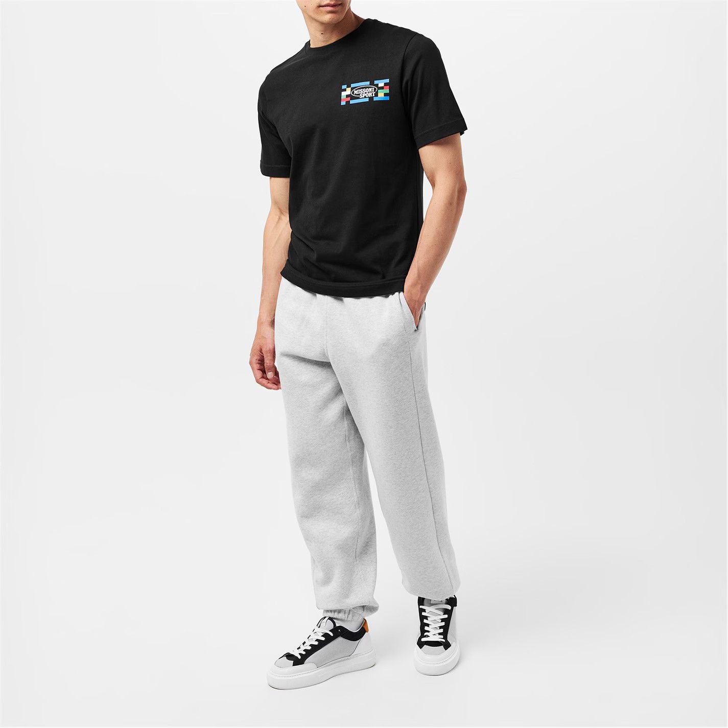 Missoni o1g2r1mq0426 Logo T-Shirt in Black Size US S / EU 44-46 / 1 - 6 Thumbnail