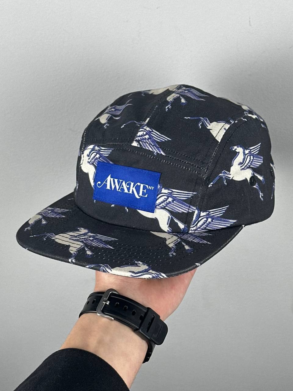 Awake NY Awake NY Printed 5 Pannel Snapback Hat Rare Size ONE SIZE - 1 Thumbnail