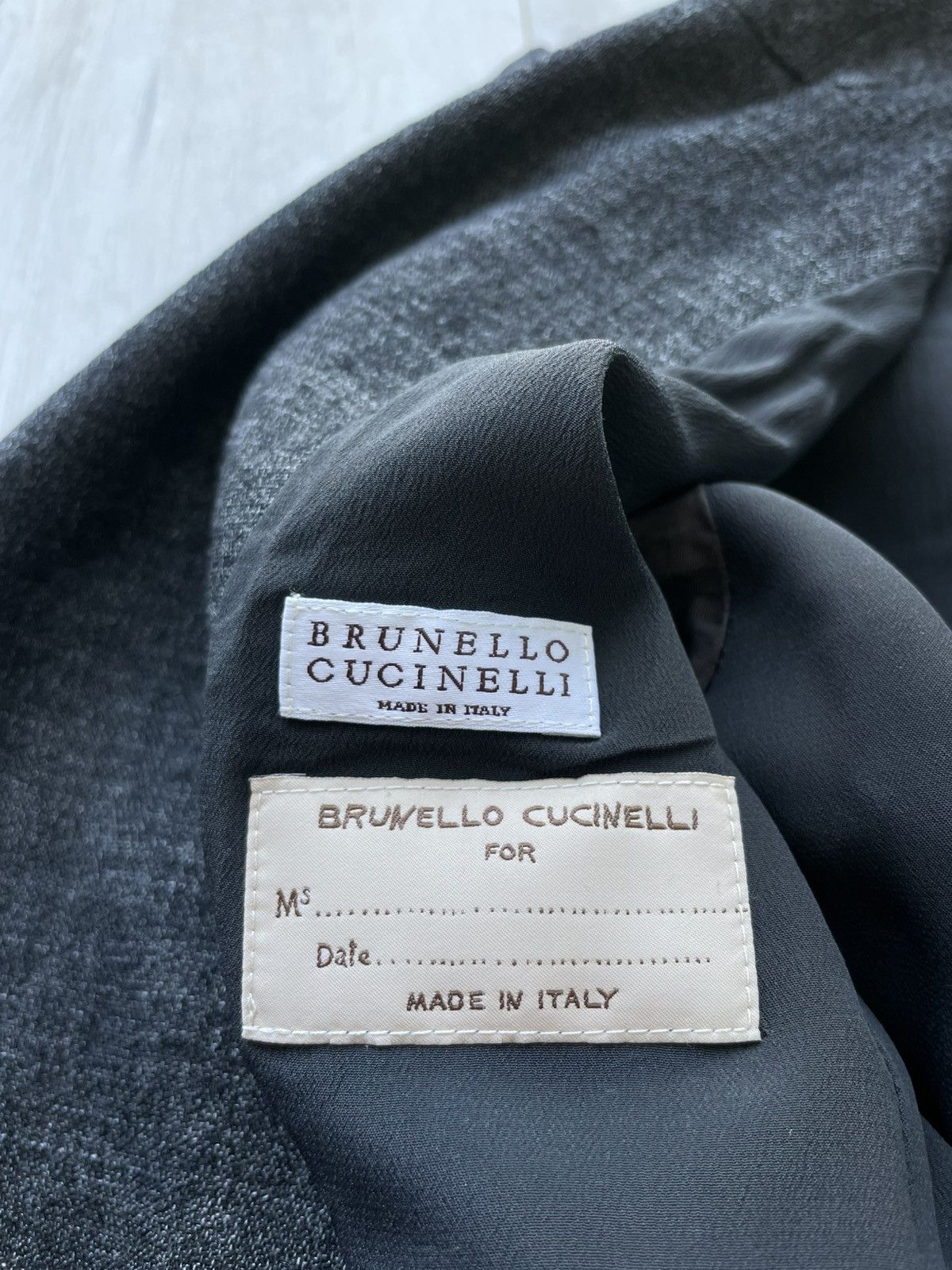 Brunello Cucinelli Brunello Cucinelli Gray Suits Luxury 36 Size Size XS / US 0-2 / IT 36-38 - 15 Thumbnail