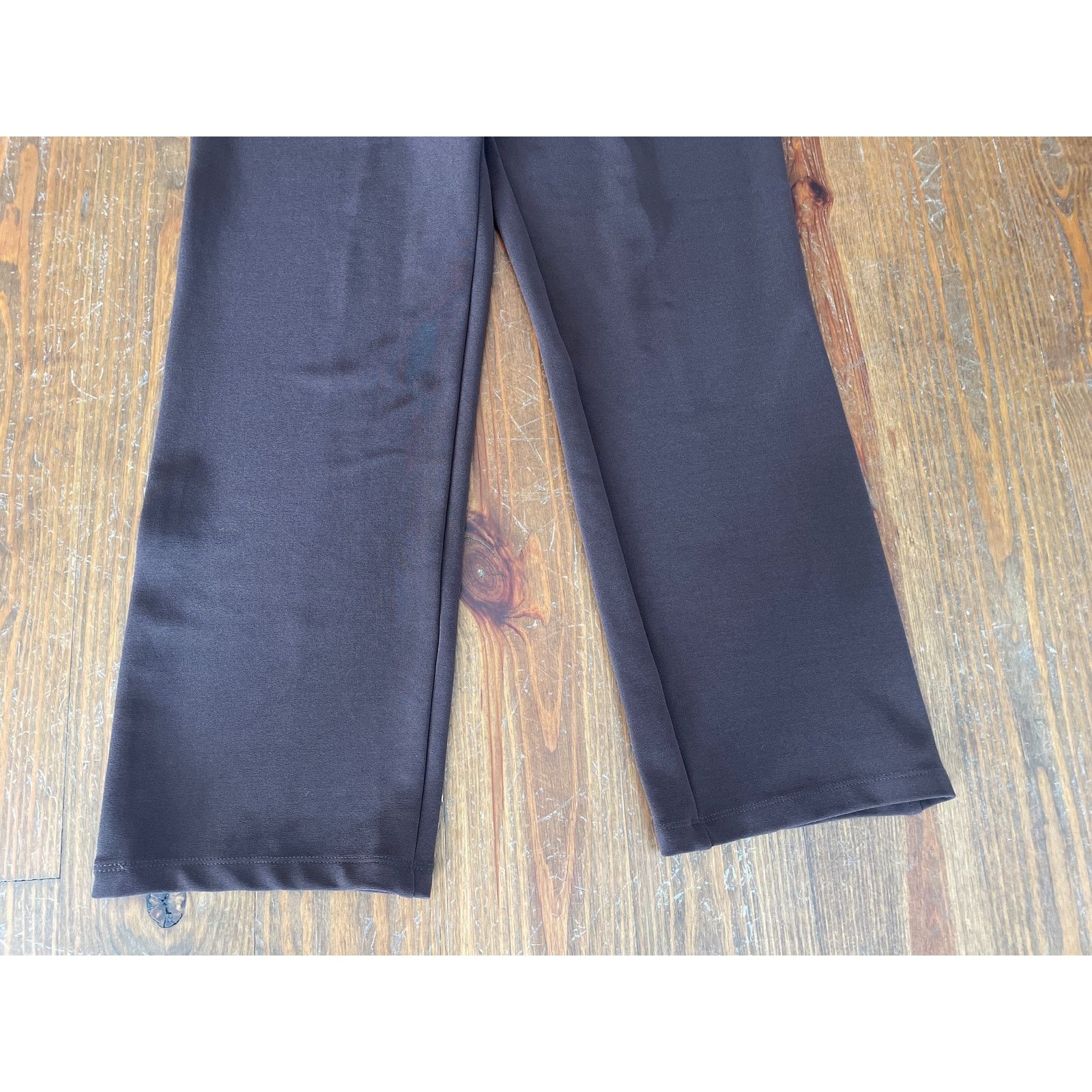 Coldwater Creek Coldwater Creek Brown Pleated Pull On Stretchy Pants, M Size 27" / US 4 / IT 40 - 3 Thumbnail