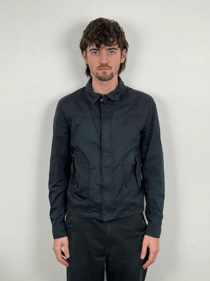 Dior SS2008 Dior Navy Light Trucker Jacket by Kris Van Assche Size US S / EU 44-46 / 1 - 2 Thumbnail
