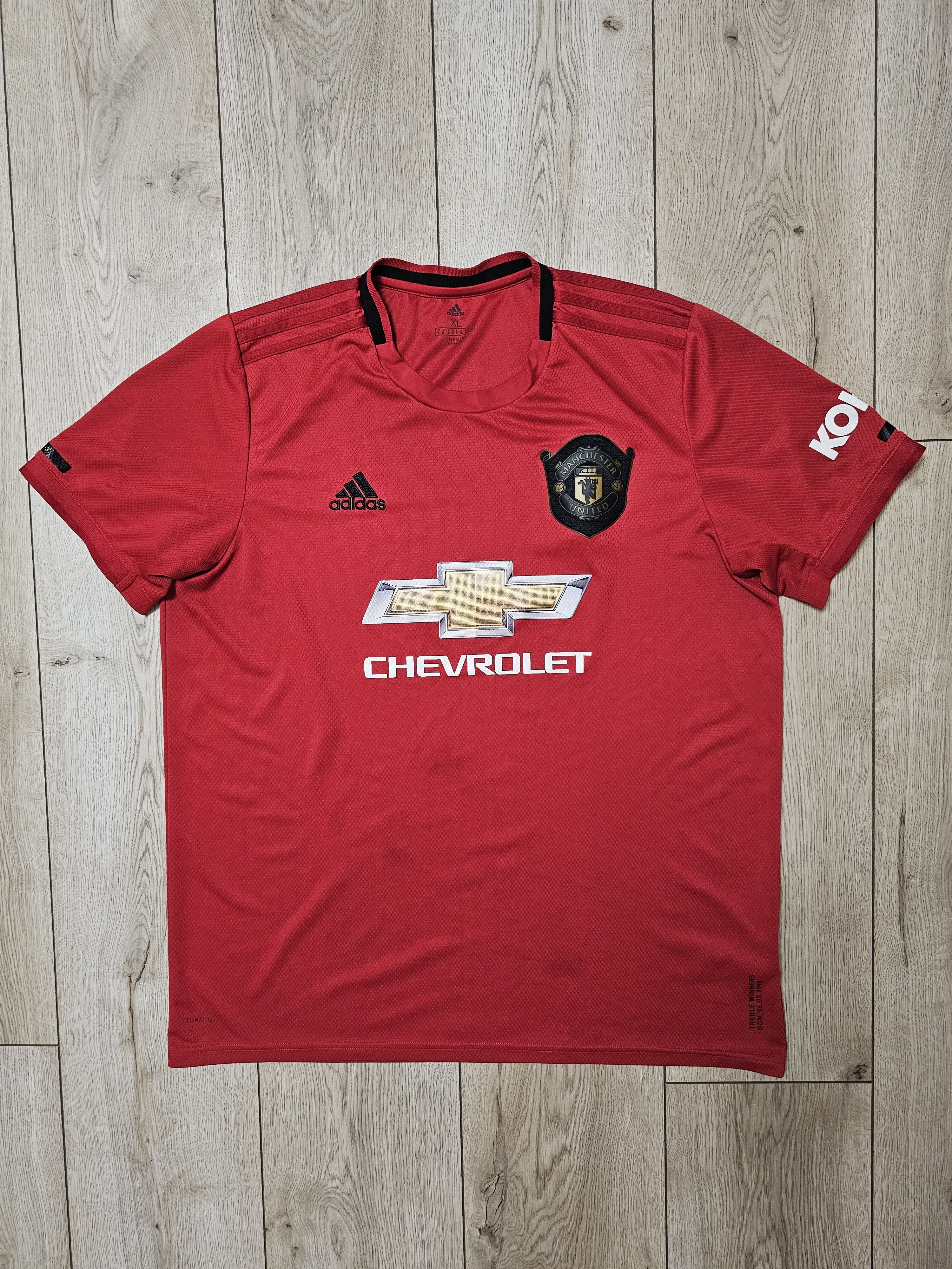 Adidas × All Sport MANCHESTER UNITED 2019 2020 HOME FOOTBALL SOCCER JERSEY Size US XL / EU 56 / 4 - 1 Thumbnail