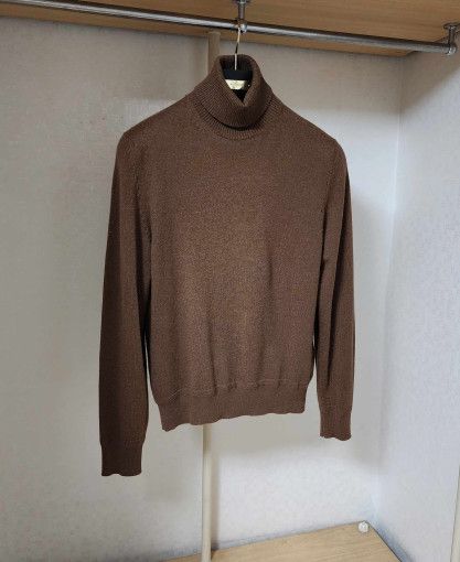 Tom Ford o1sm1stk0824 Cashmere Turtleneck Knit Sweater in Brown Size US M / EU 48-50 / 2 - 2 Thumbnail