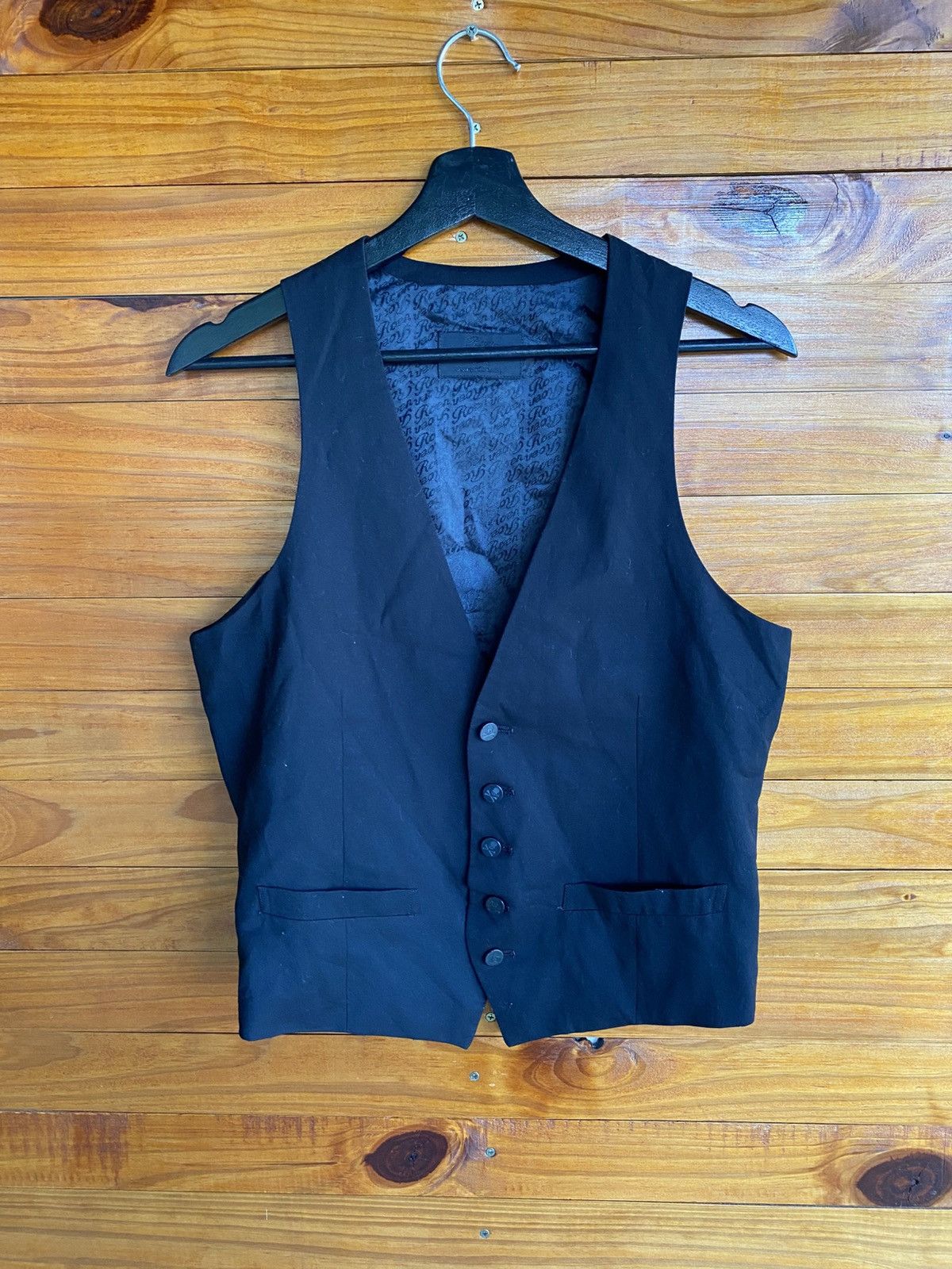Roen Roen × Semantic Design Skull Vest – Gothic Rock Men’s Black Size US S / EU 44-46 / 1 - 3 Thumbnail