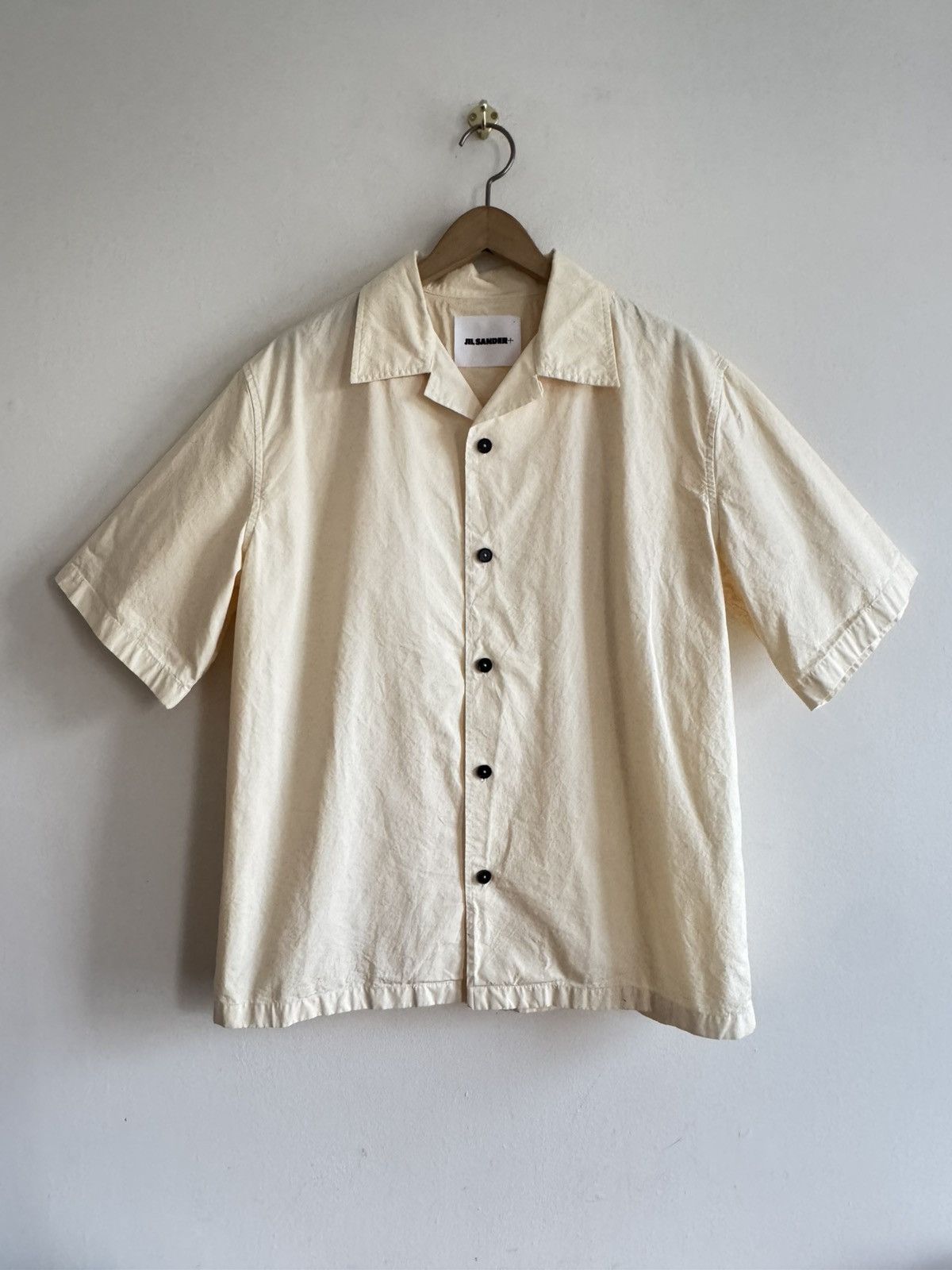 Jil Sander Jil Sander Boxy Fit Cotton Shirt Yellow Size 50 