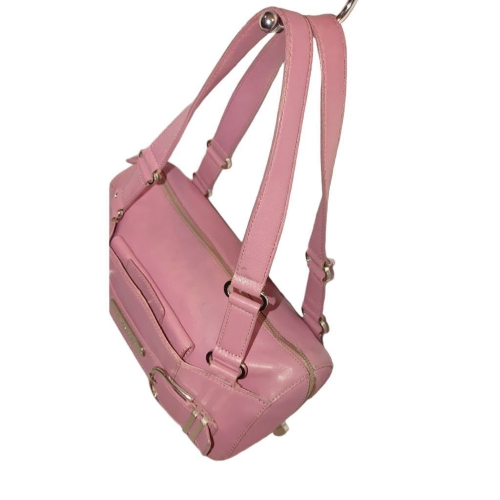 The Unbranded Brand Charles David Leather Shoulder Bag in Bubble Gum Pink Size ONE SIZE - 6 Thumbnail