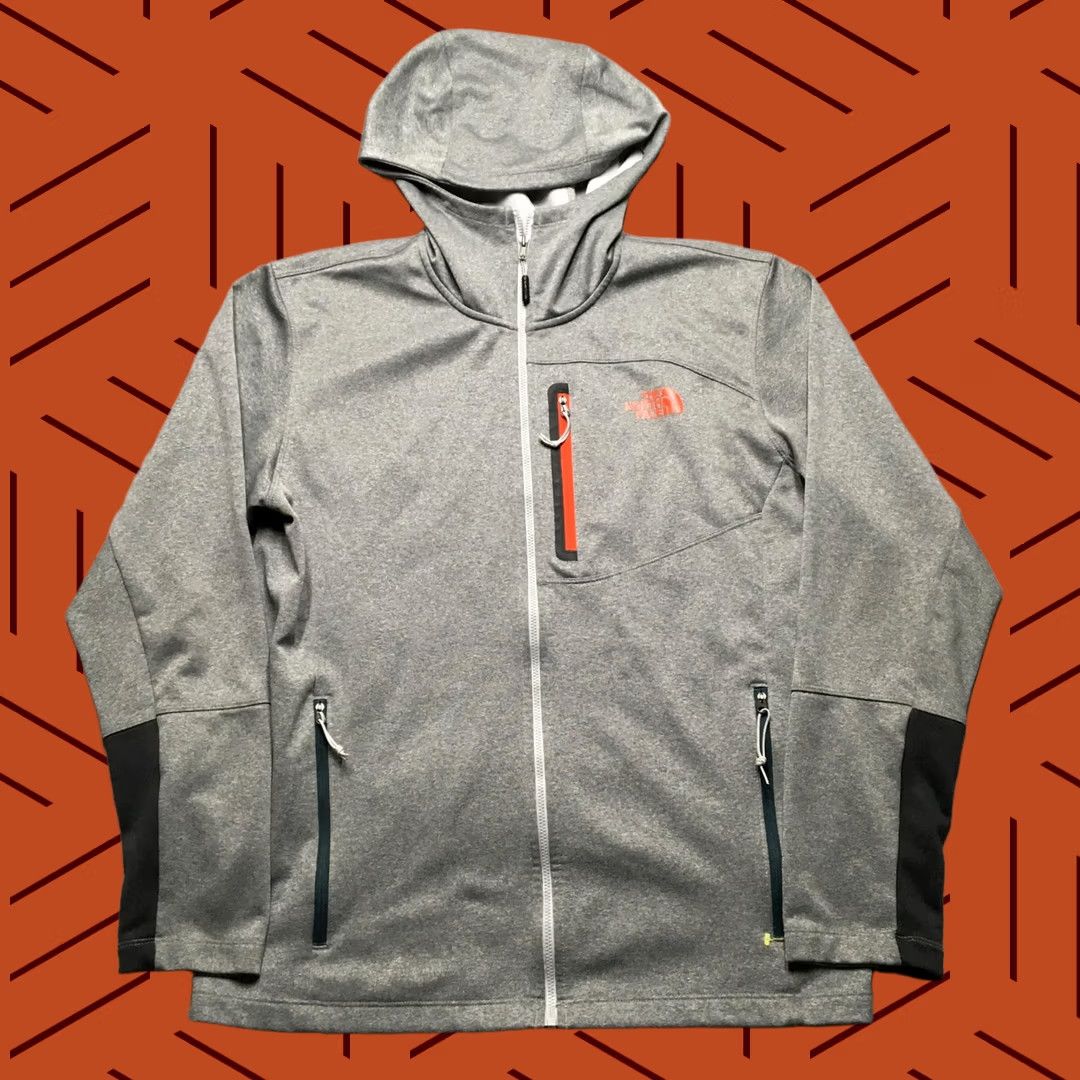 The North Face The North Face Jacket Mens L Gray Hooded Softshell Lined Full Zip Size US L / EU 52-54 / 3 - 1 Thumbnail