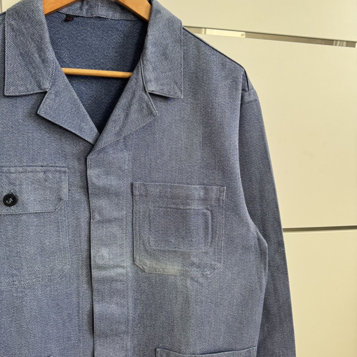 Vintage Vintage faded heavy cotton chore works french jacket Size US L / EU 52-54 / 3 - 8 Thumbnail