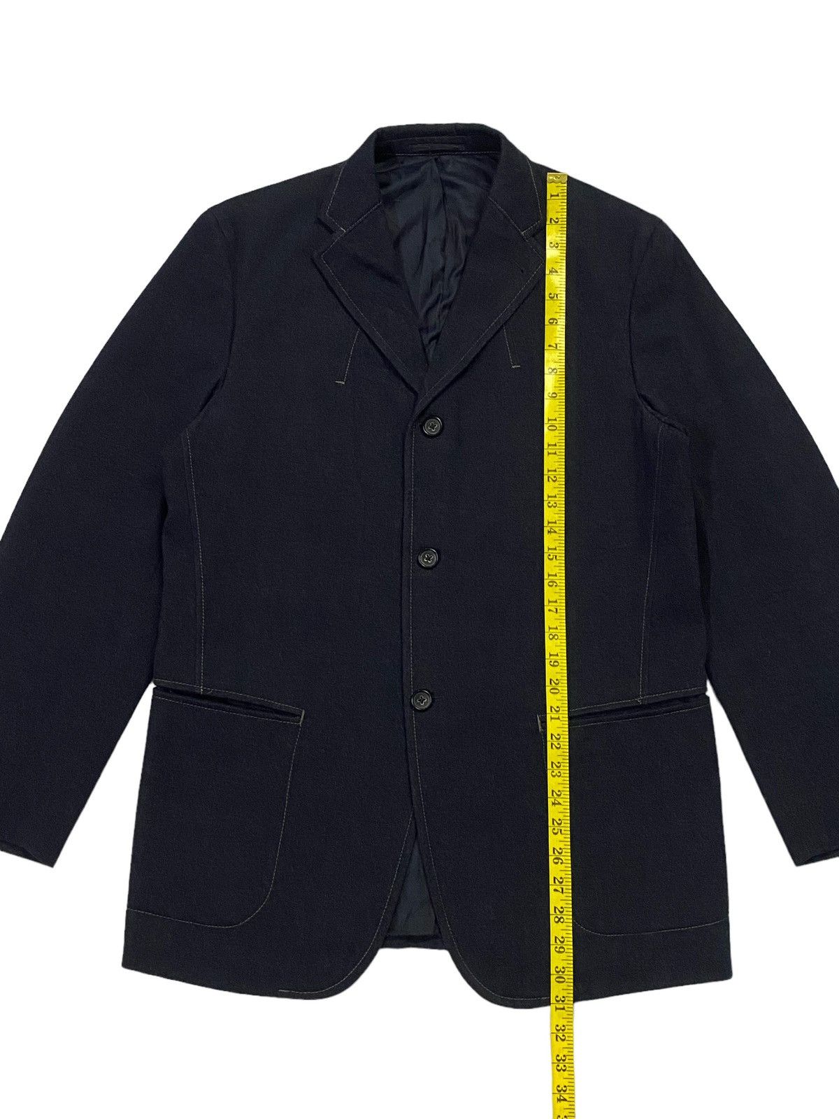 Jil Sander Jil Sender Navy Blue Blazer/Jacket Size US M / EU 48-50 / 2 - 5 Thumbnail