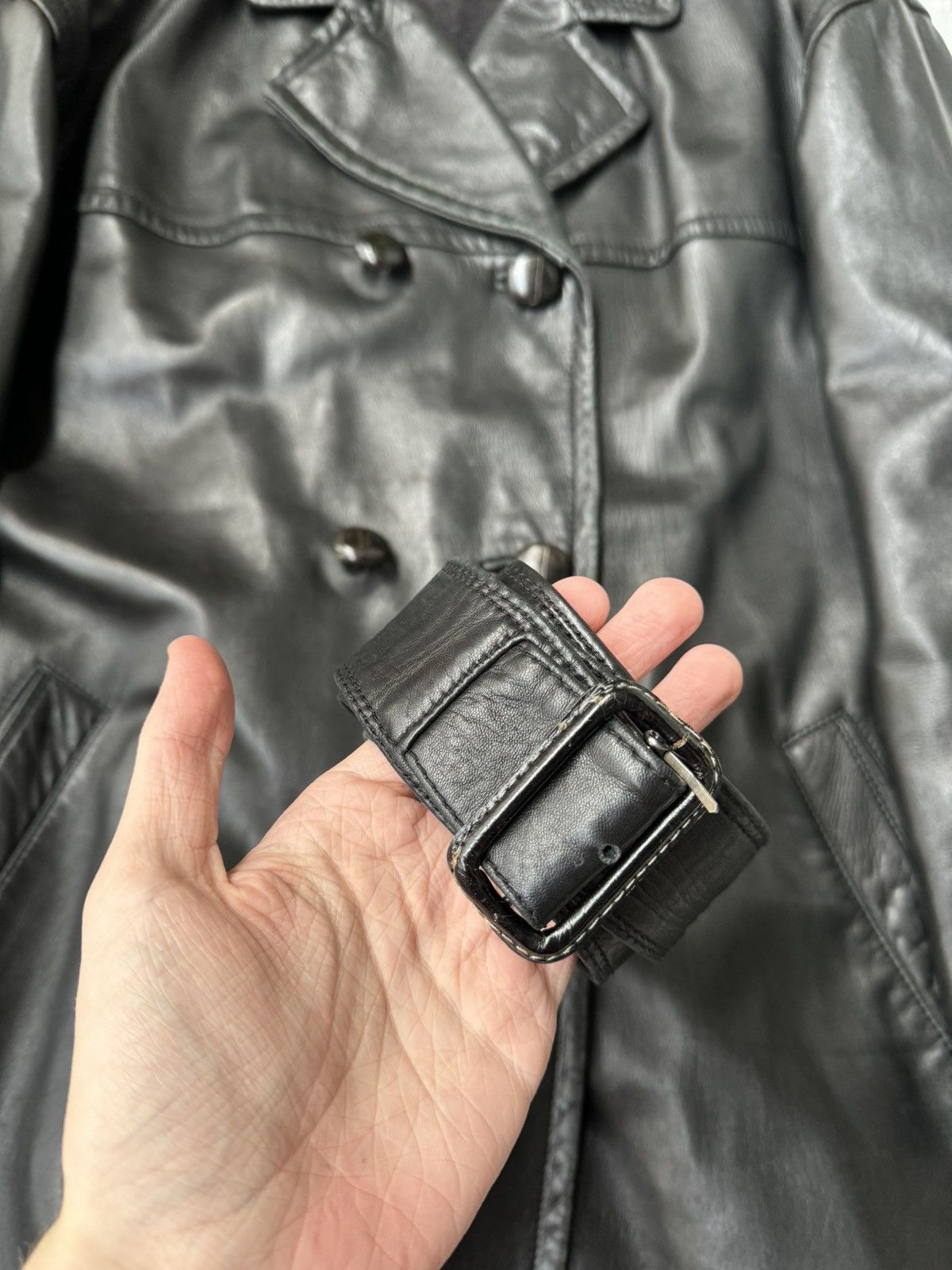 Jil Sander Jil Sander 1980's Double Breasted Leather Caban Jacket Size US S / EU 44-46 / 1 - 5 Thumbnail