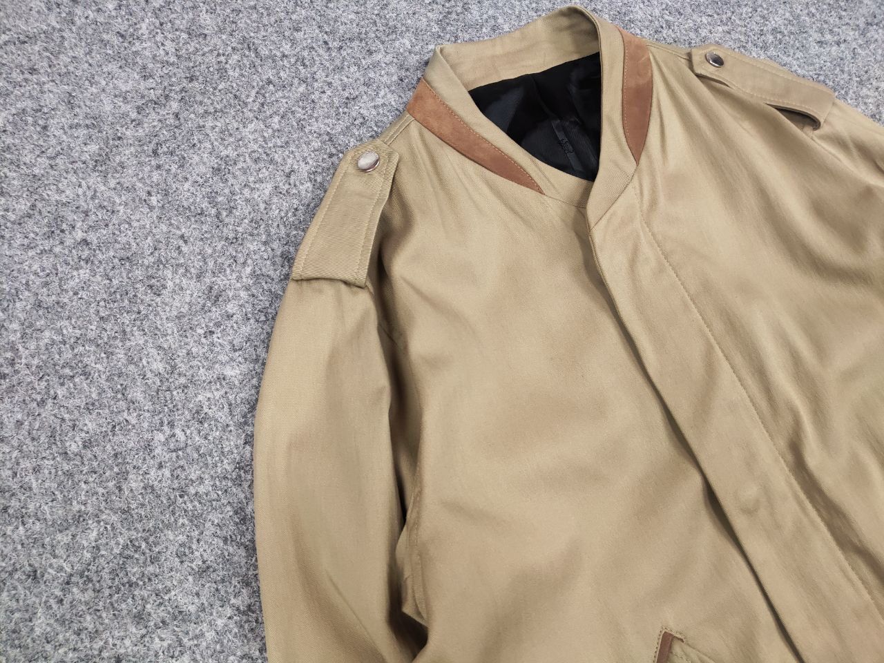 The Kooples The Kooples SS20 Cotton Full Zip Bomber MIlitary Jacket Size US S / EU 44-46 / 1 - 7 Thumbnail