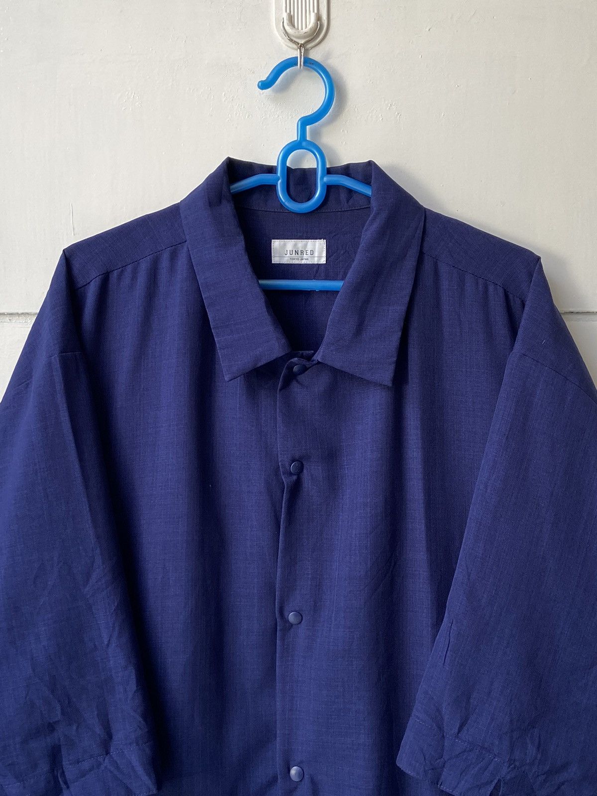 Designer × Japanese Brand × Jun Takahashi JUNRED TOKYO JAPAN Navy Shirt Size US XL / EU 56 / 4 - 12 Thumbnail
