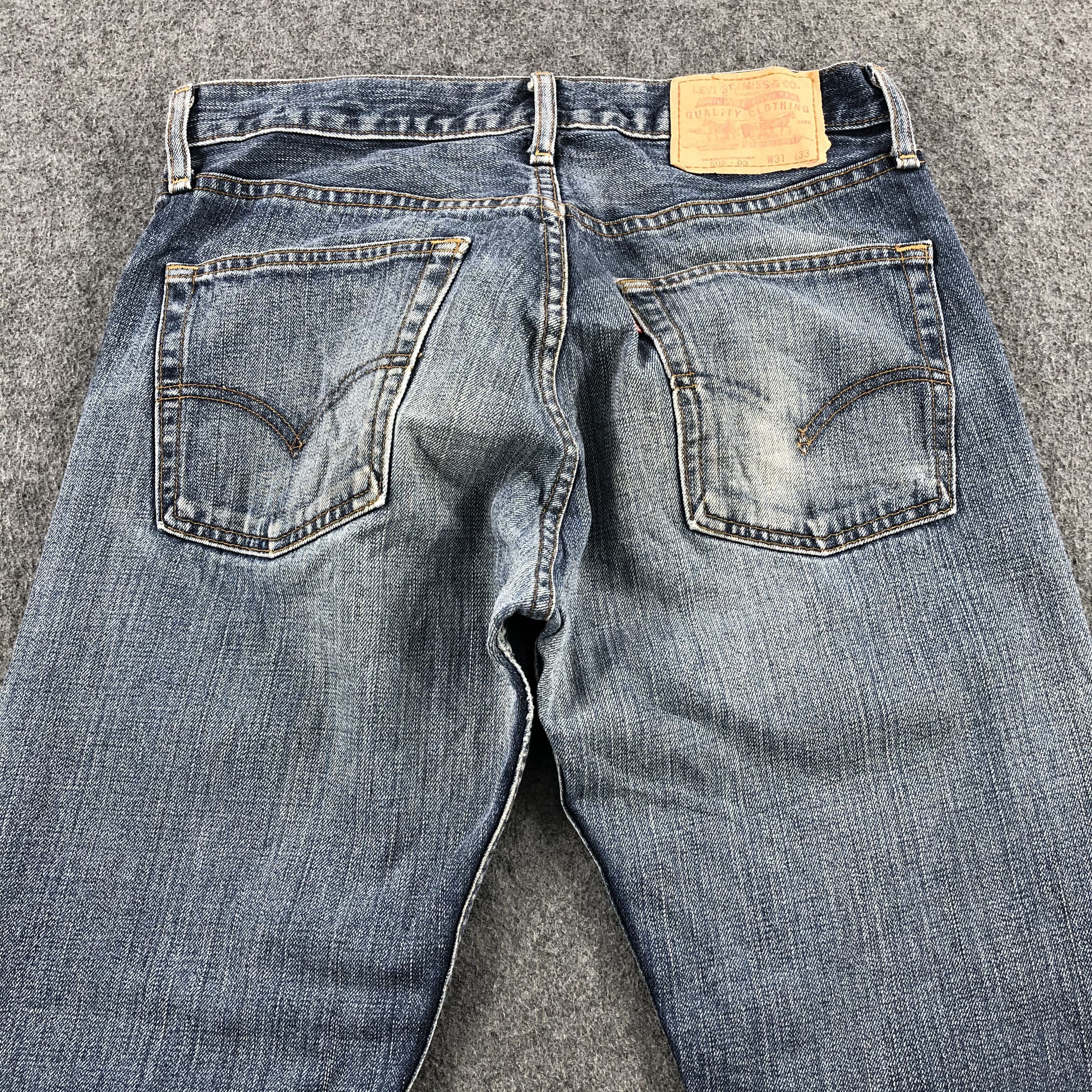 Levi's × Vintage Vintage 90s Light Blue Levis 505 Jeans-JM2076 Size US 31 - 4 Thumbnail